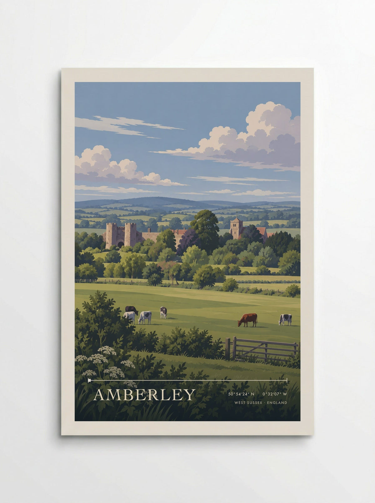 Amberley, West Sussex | Travel Poster - Poster
