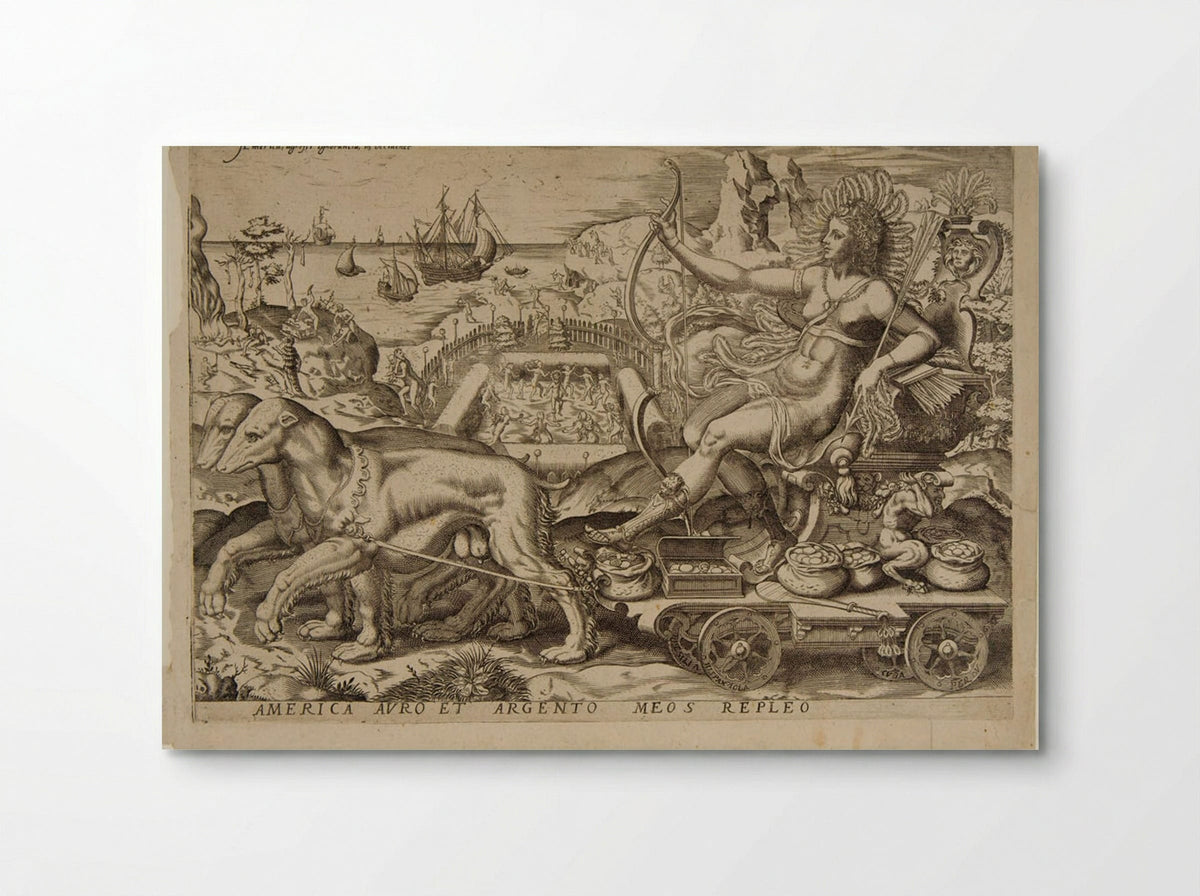 America, Your Gold and Silver Fill My People - Pieter Nagel - Poster