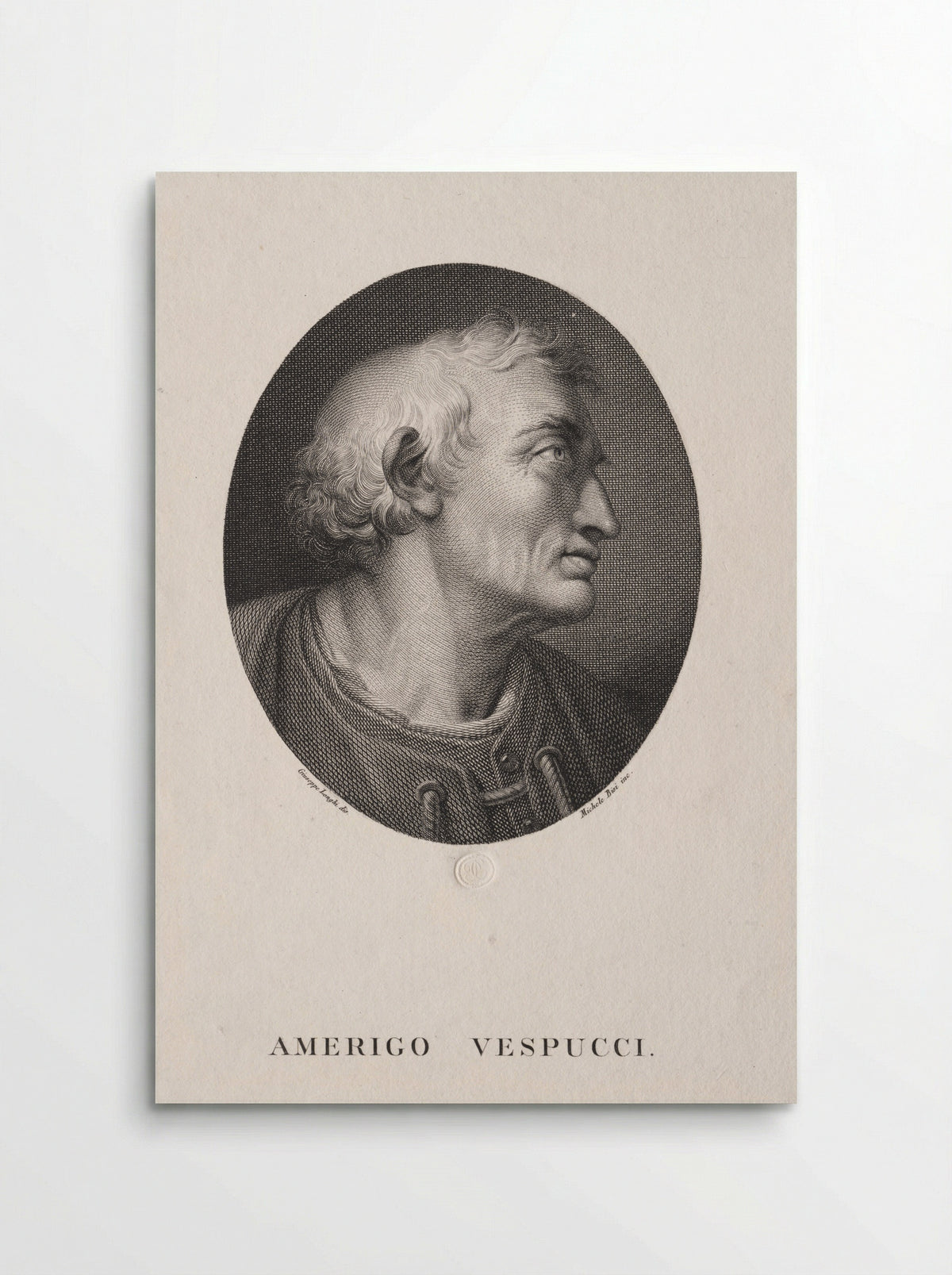 Amerigo Vespucci - Michele Bisi - Poster