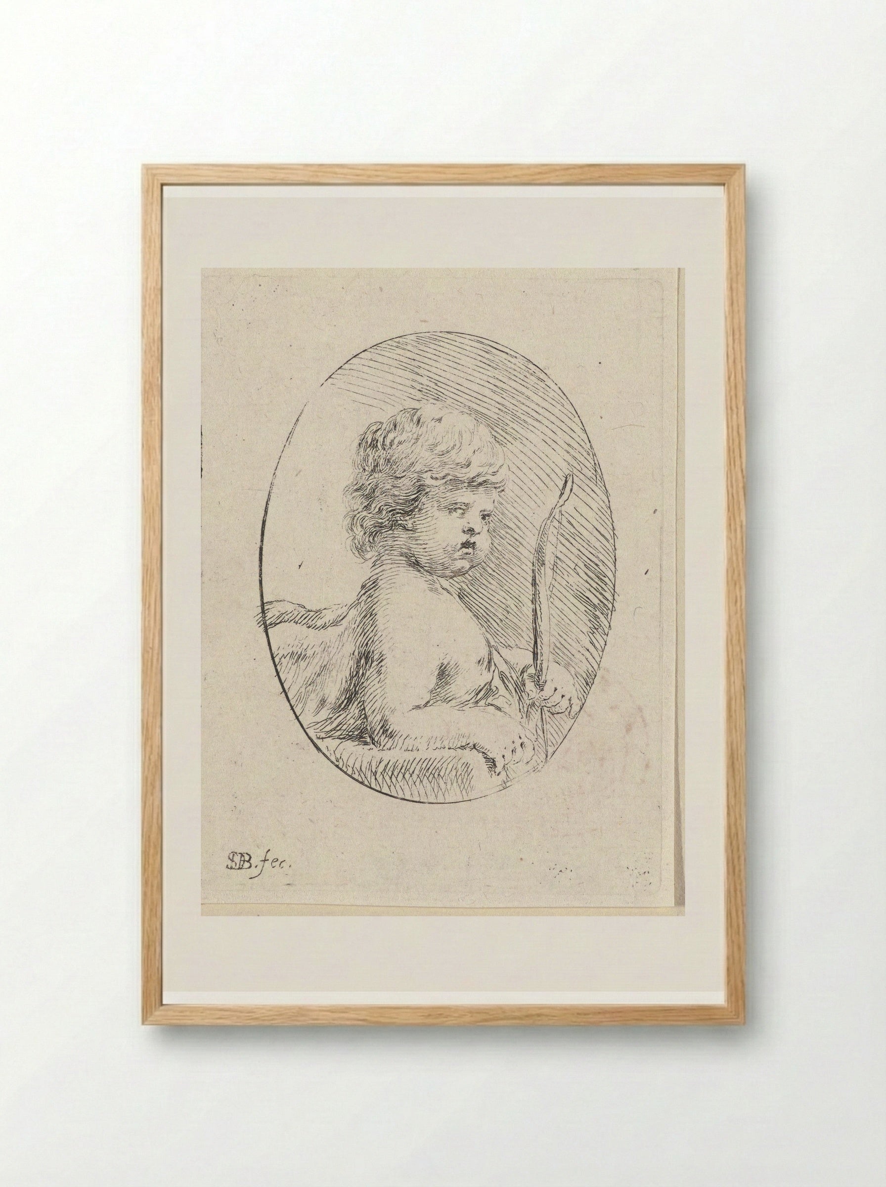 Amor - Jacques van Merlen - Framed Print Wood