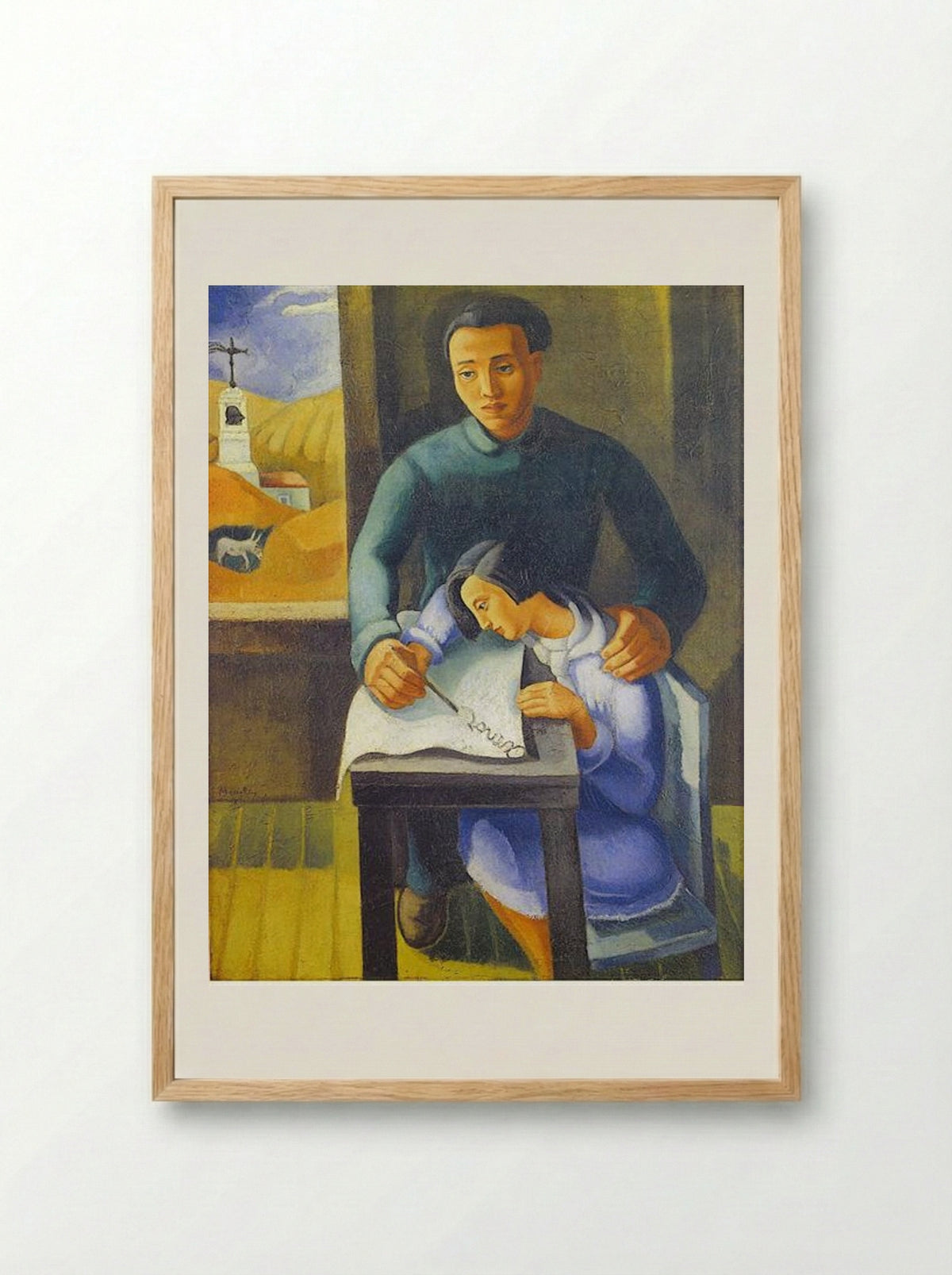Amor - Mario Eloy - Framed Print Wood