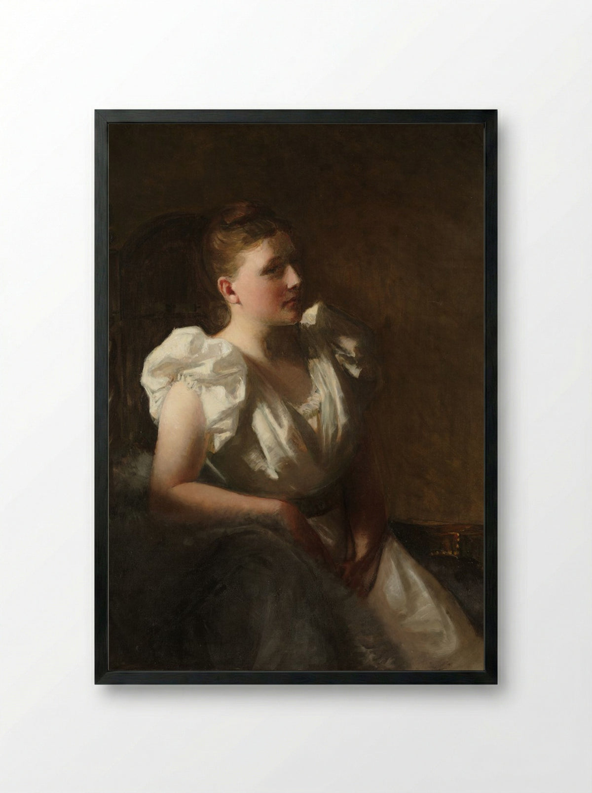 Amy Lowell - Sarah Gooll Putnam - Framed Print Black
