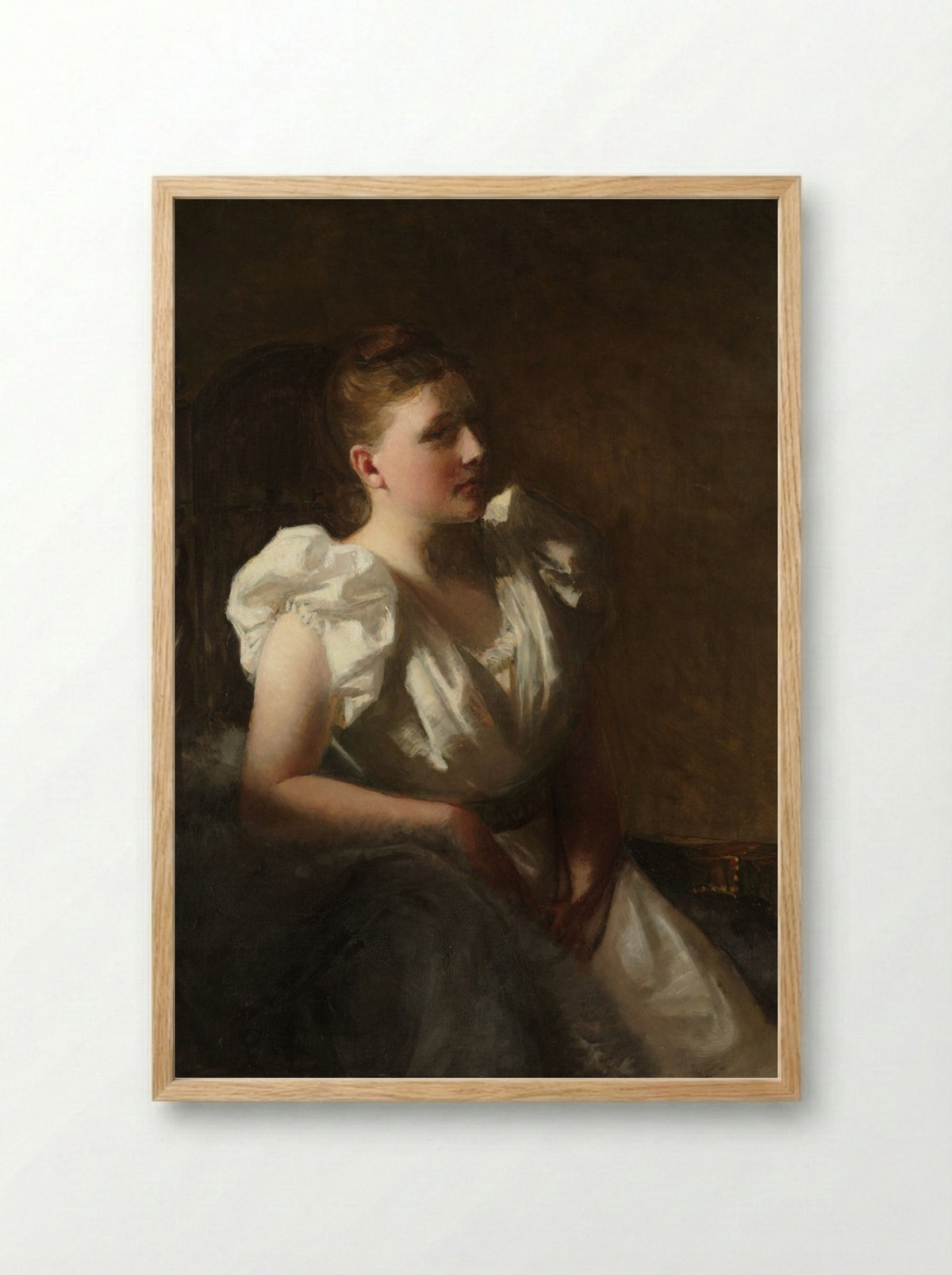Amy Lowell - Sarah Gooll Putnam - Framed Print Wood