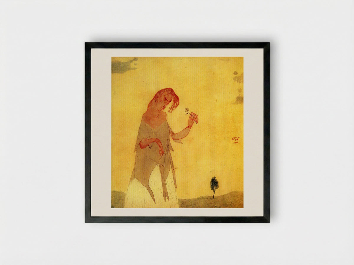 An Allegory of Propaganda - Paul Klee - Framed Print Black