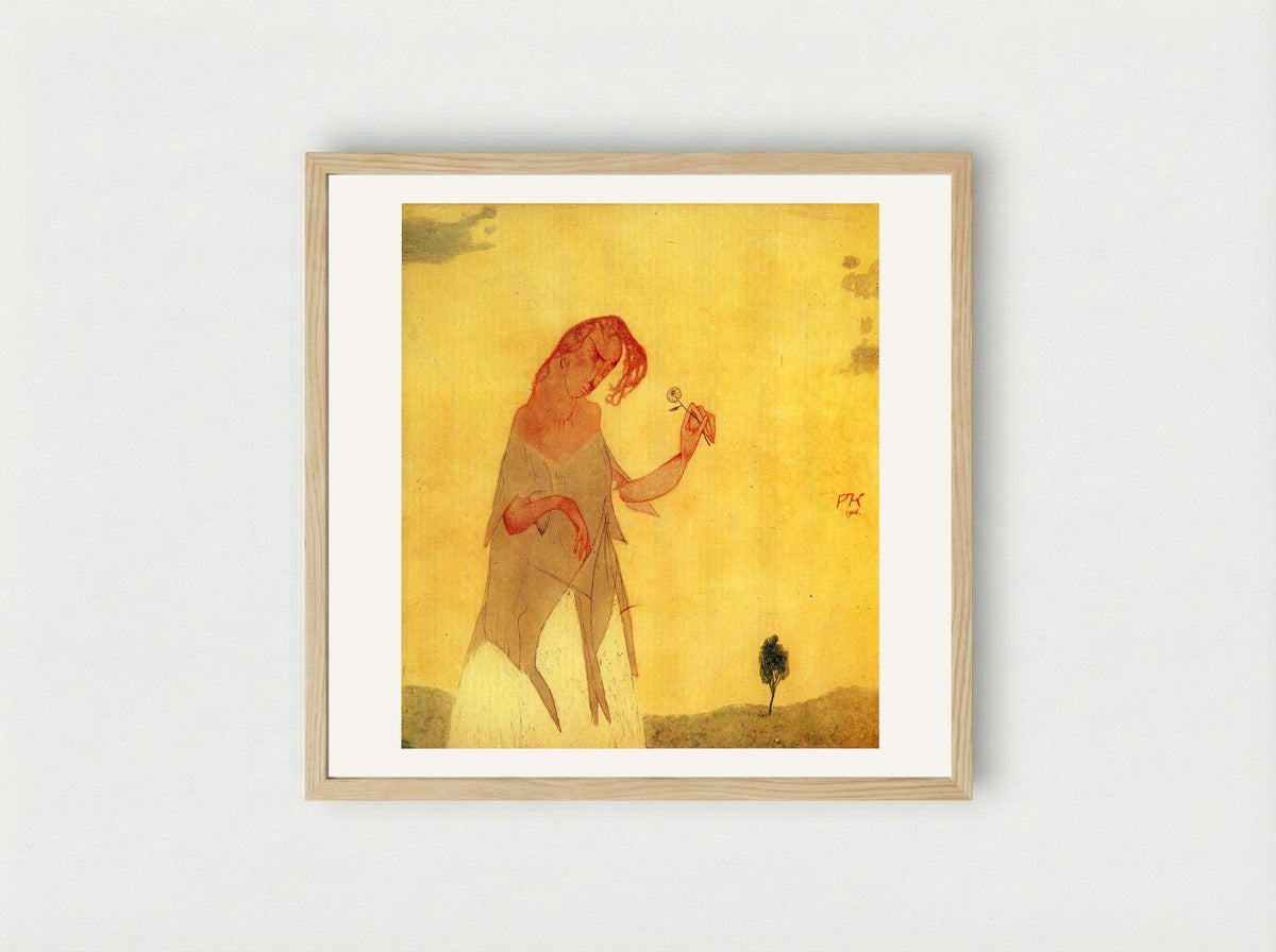 An Allegory of Propaganda - Paul Klee - Framed Print Wood