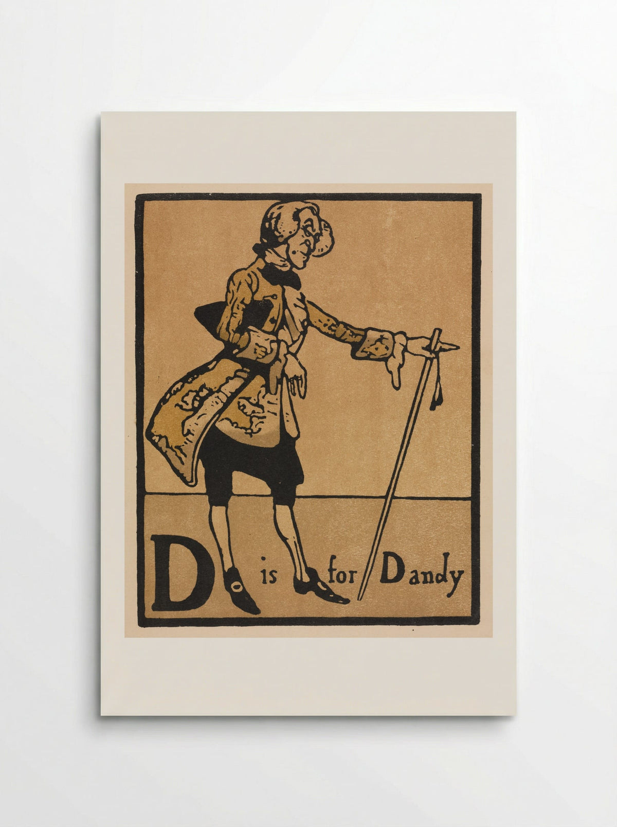 An Alphabet: D is for Dandy - William Nicholson - Poster