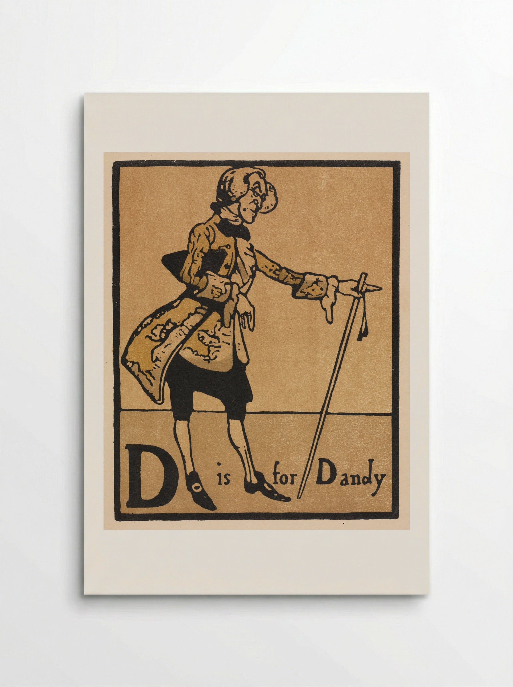 An Alphabet: D is for Dandy - William Nicholson - Poster