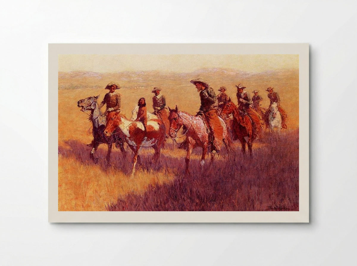 An Assault on His Dignity - Frederic Remington - Poster