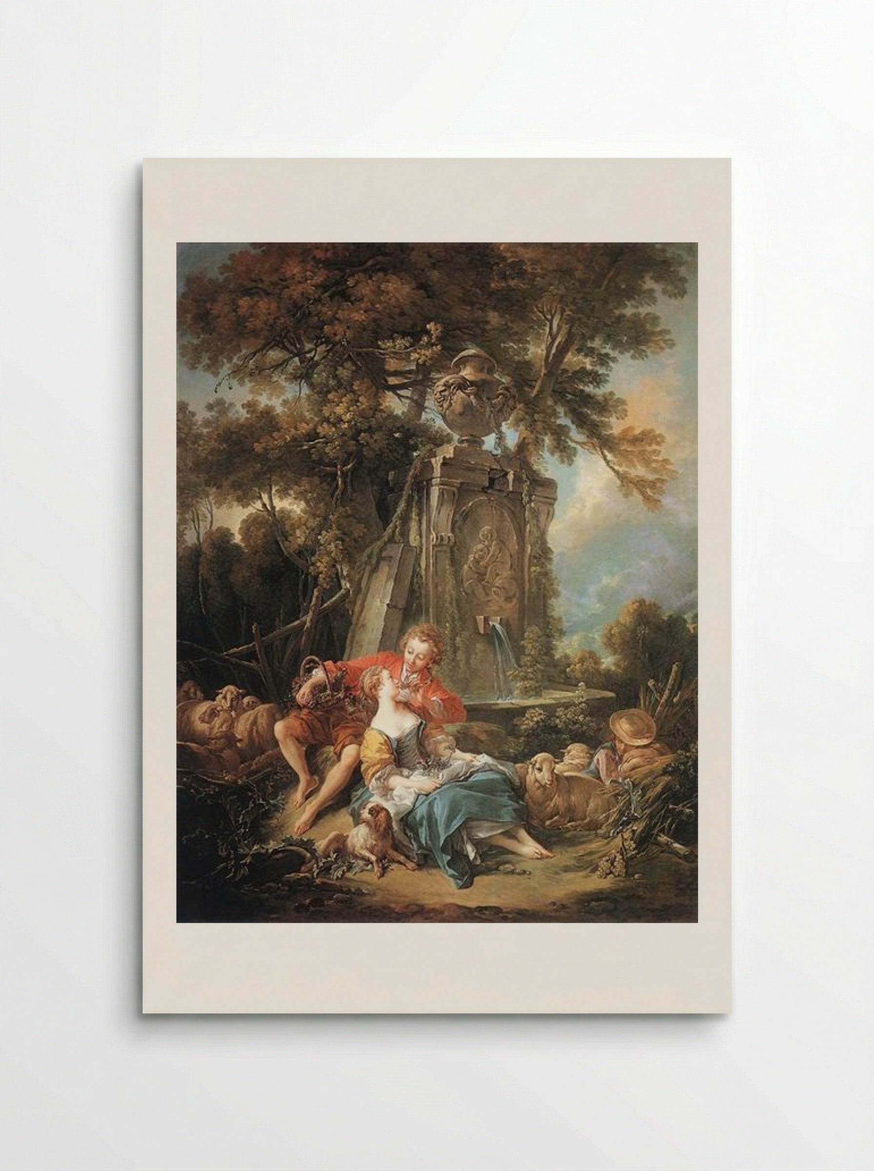 An Autumn Pastoral - Francois Boucher - Poster
