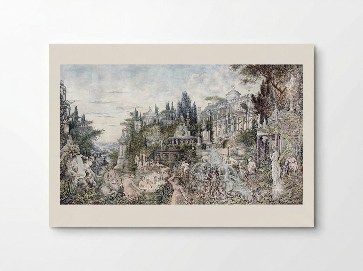 An Enchanted Garden - Wilhelm Kotarbinski - Poster
