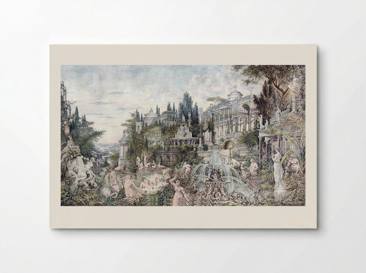 An Enchanted Garden - Wilhelm Kotarbinski - Poster