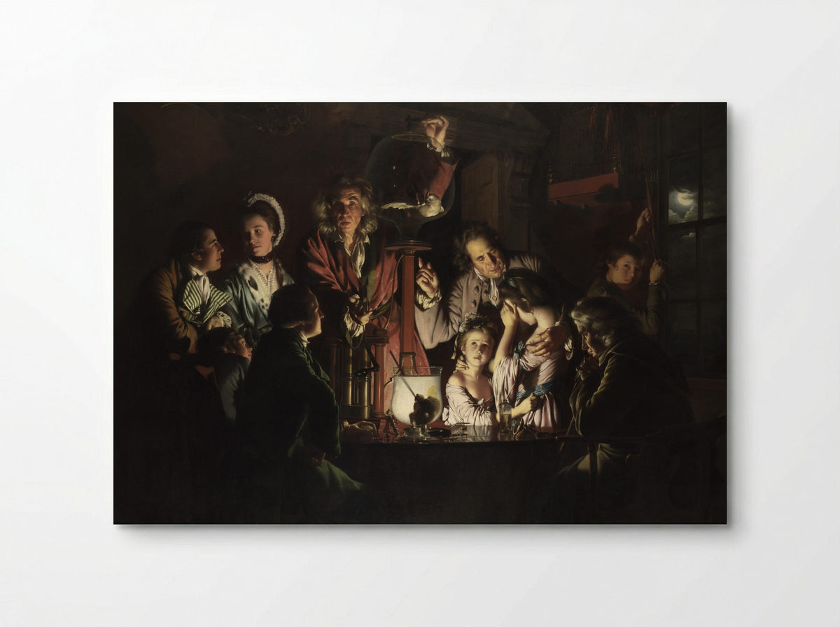 An Experiment on a Bird in the Air Pump - Joseph Wright of Derby - Poster
