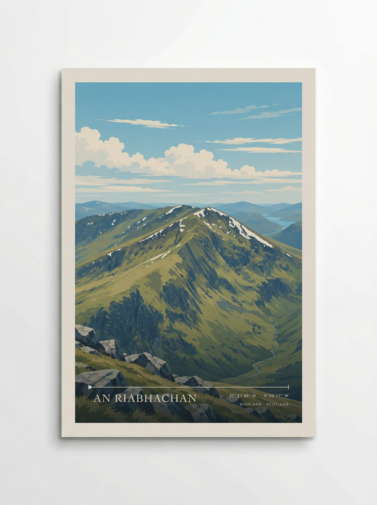 An Riabhachan, Highland | Travel Poster - Poster