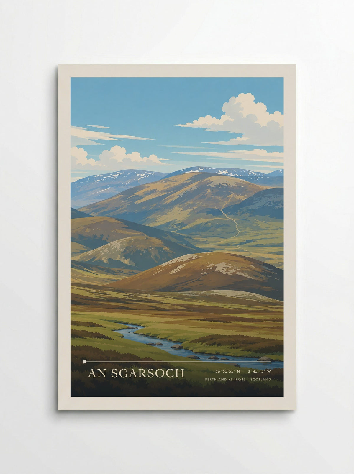 An Sgarsoch, Perth and Kinross | Travel Poster - Poster