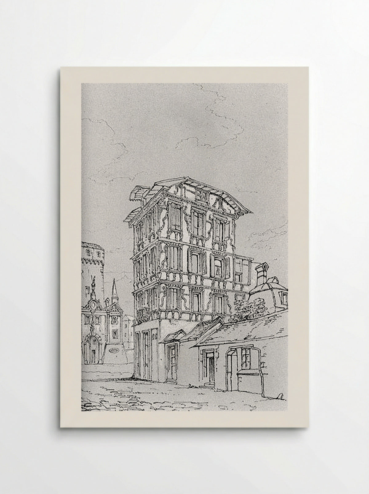 Ancient Maison Lucerne - John Ruskin - Poster