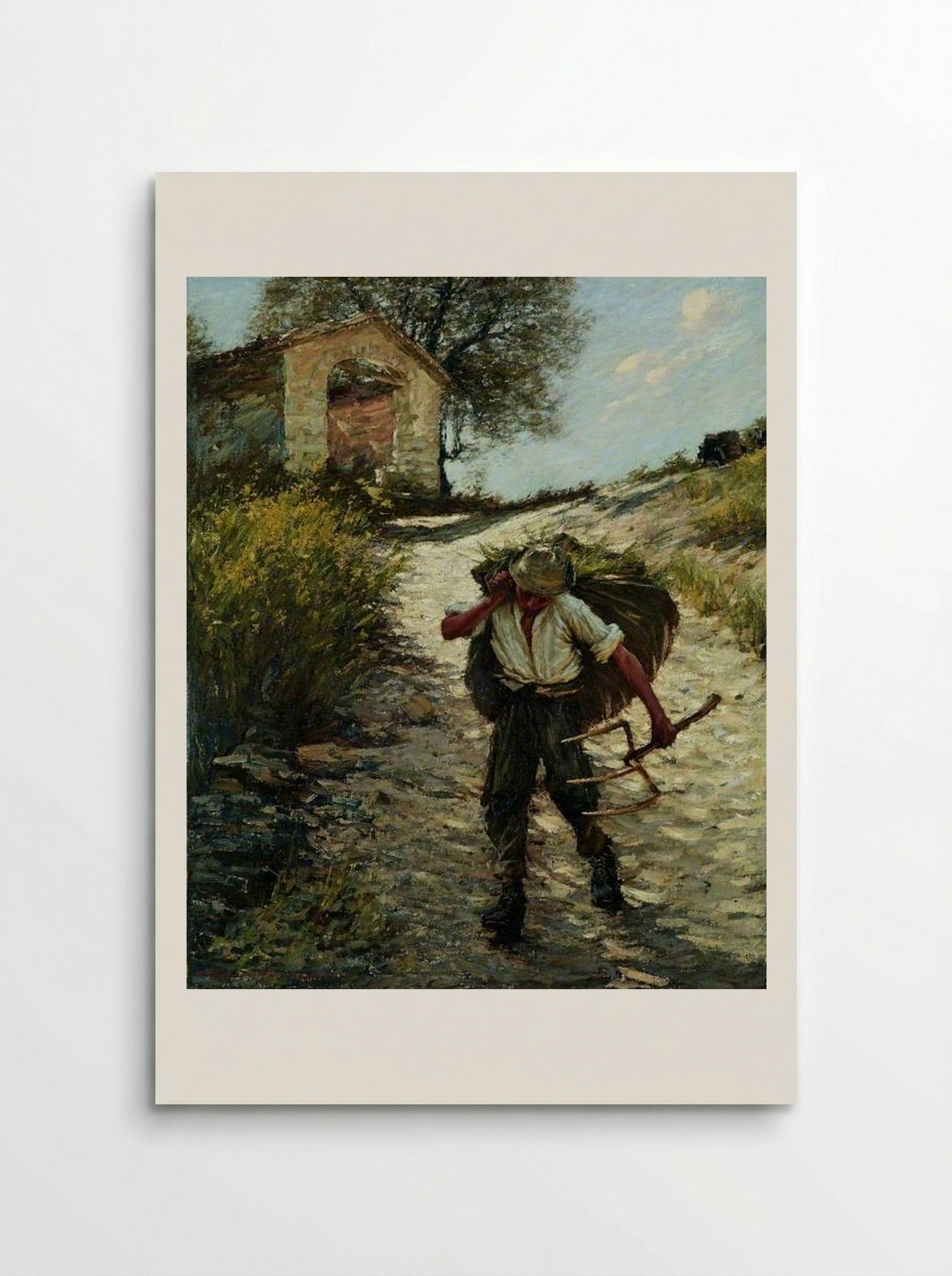 Ancient Provençal Road - Henry Herbert La Thangue - Poster