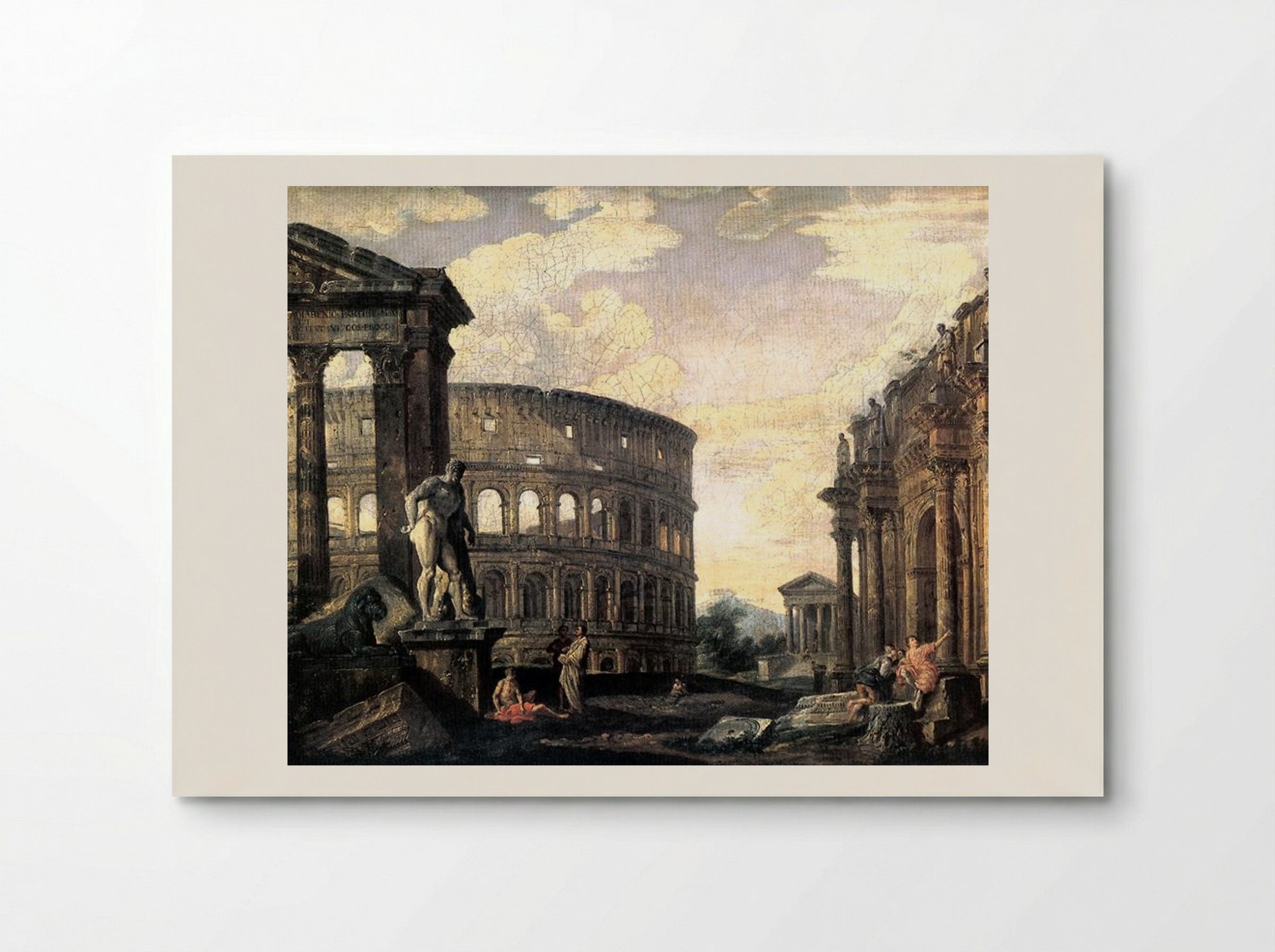 Ancient Roman Ruins - Giovanni Paolo Panini - Poster