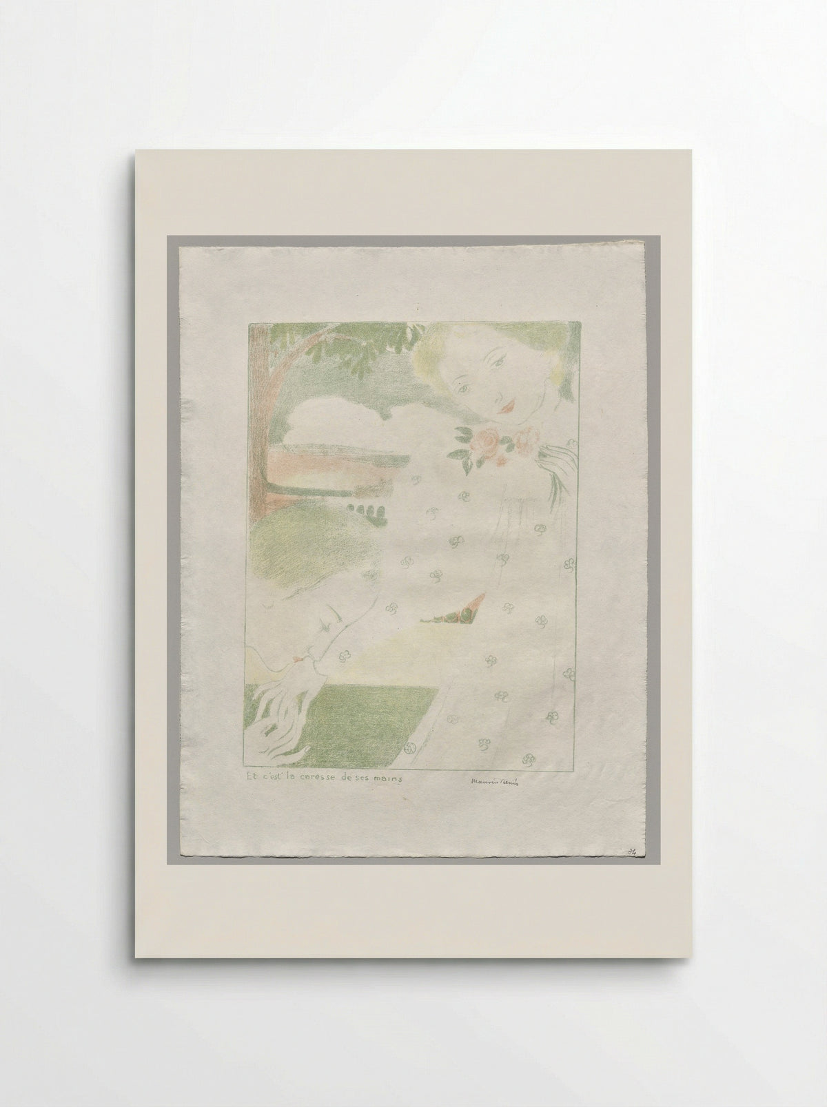 And It Is the Caress of Her Hands - Maurice Denis - Poster