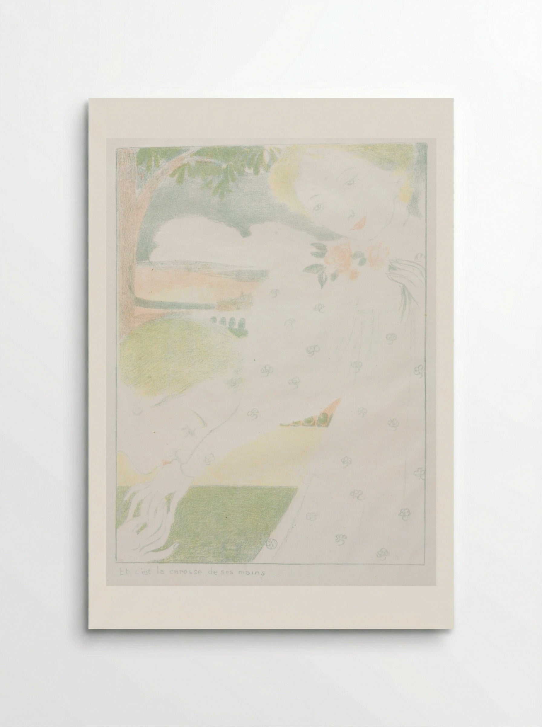 And It is the Caress of their Hands - Maurice Denis - Poster