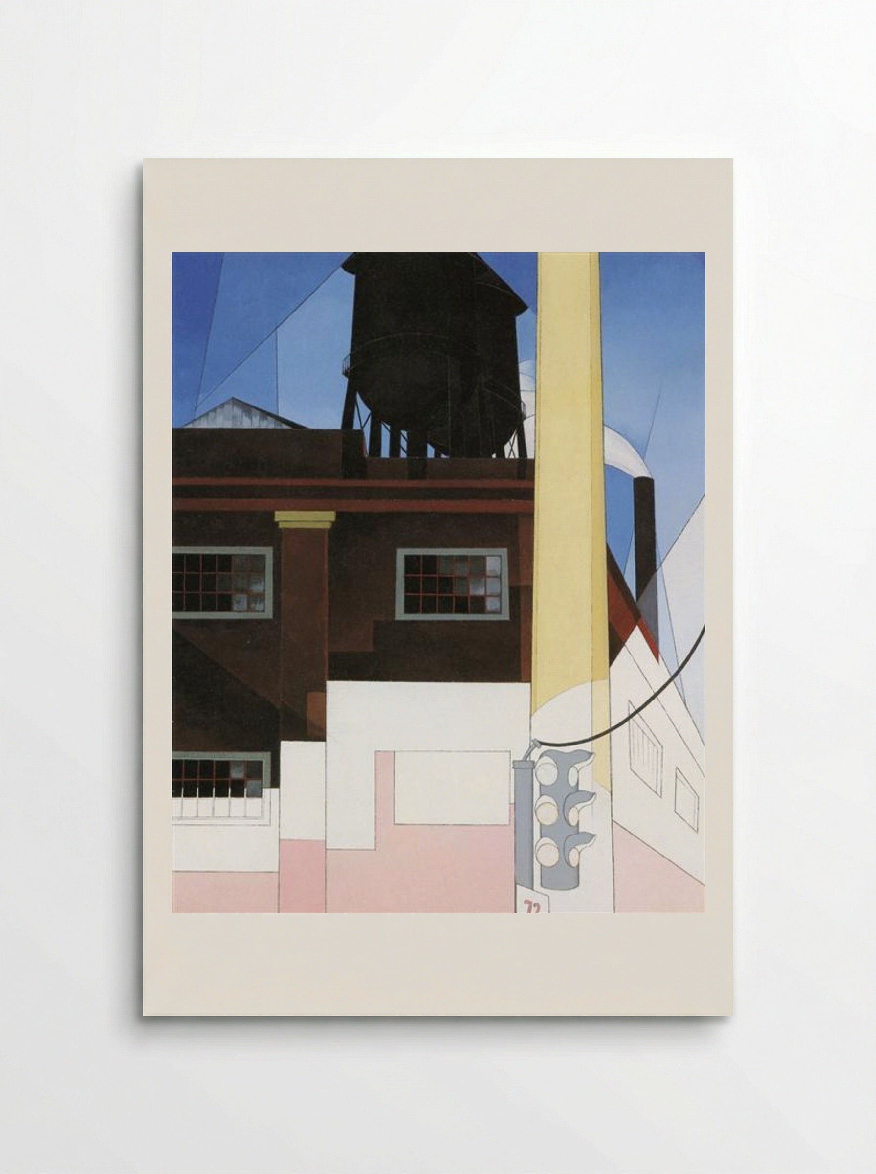 And the Home of the Brave - Charles Demuth - Poster