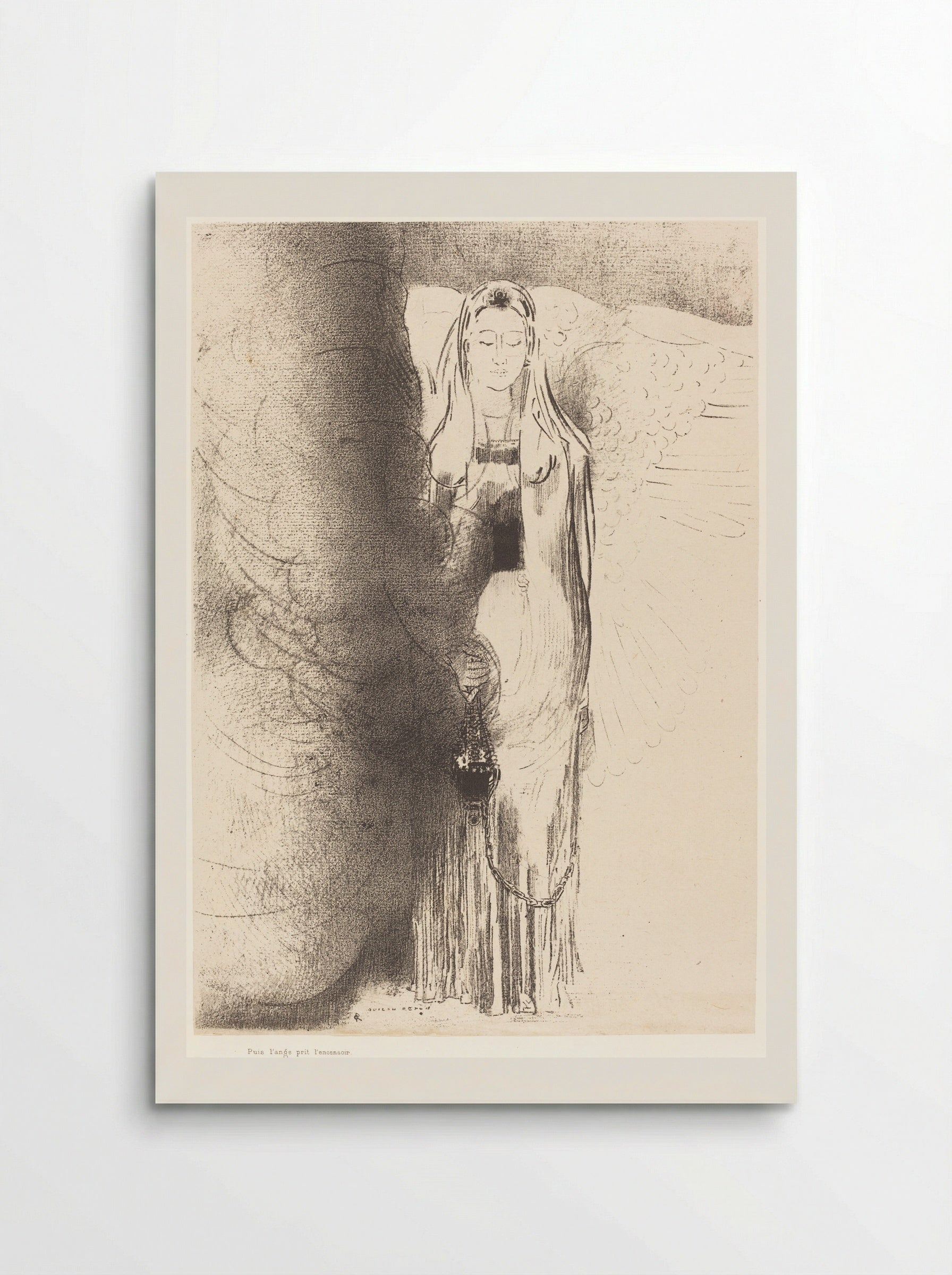 And the angel took the censer - Odilon Redon - Poster