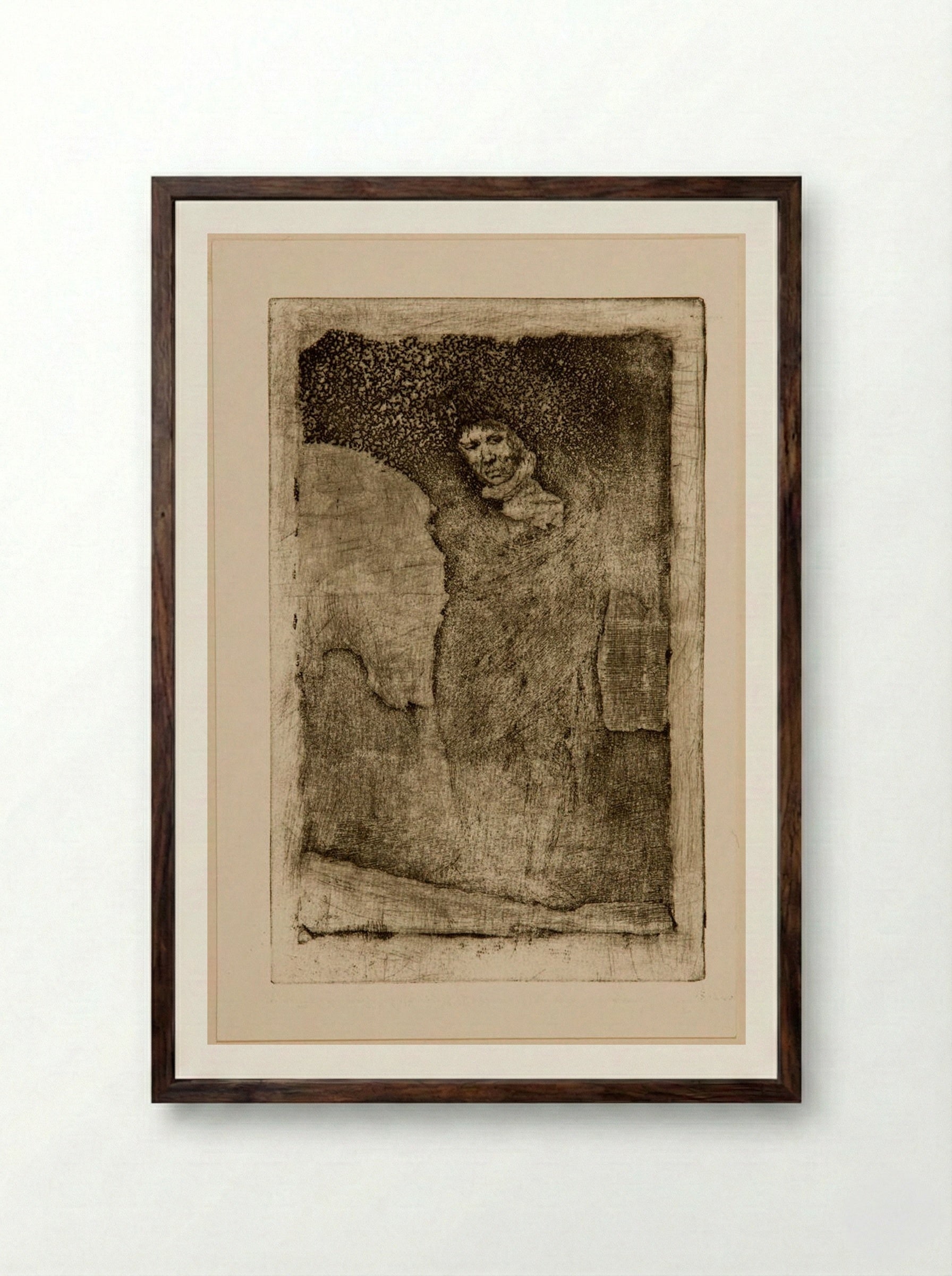 Andalusian Smuggler - Francisco José de Goya y Lucientes - Framed Print Dark Wood