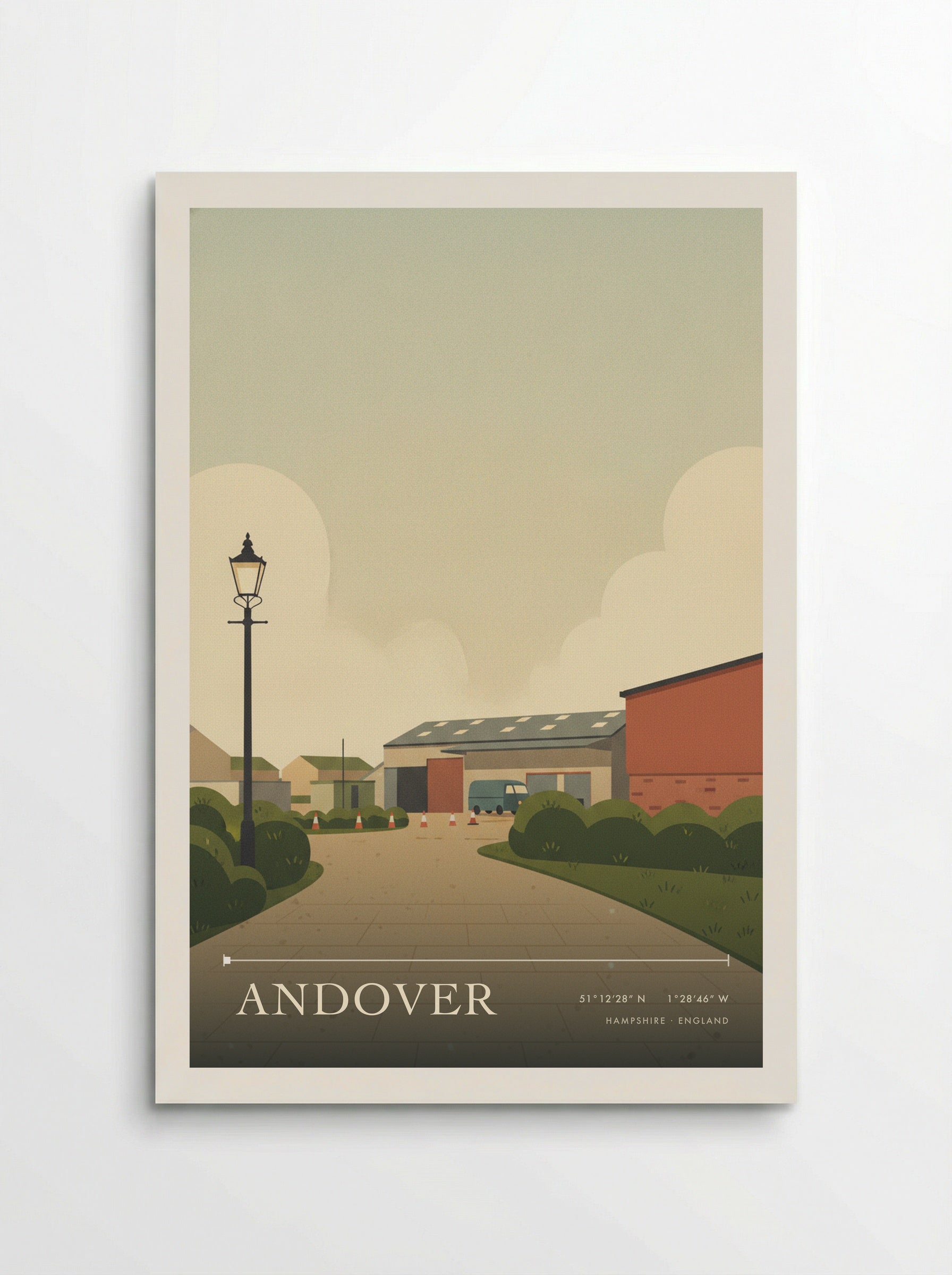 Andover Hampshire England Travel Poster - Poster