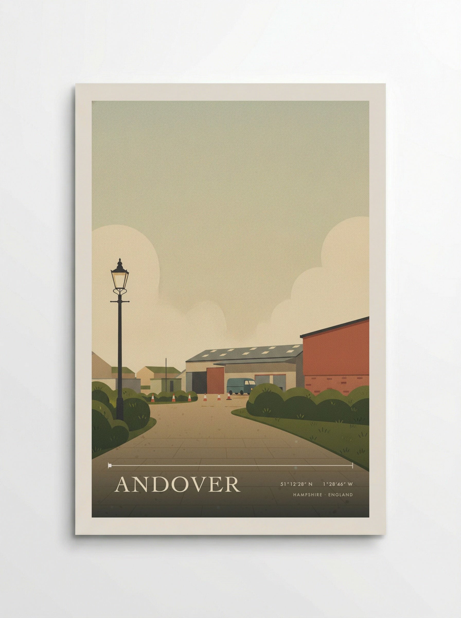 Andover Hampshire England Travel Poster - Poster