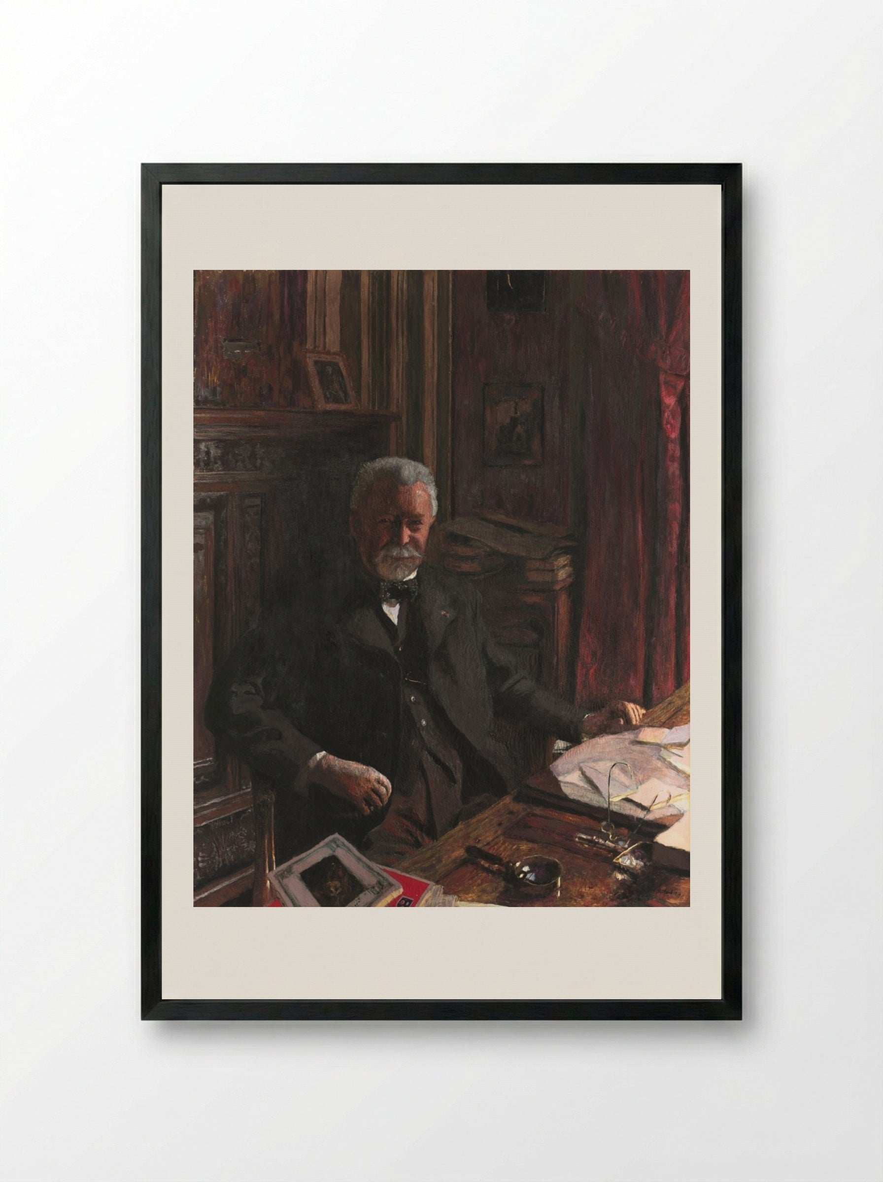 André Bénac - Édouard Vuillard - Framed Print Black