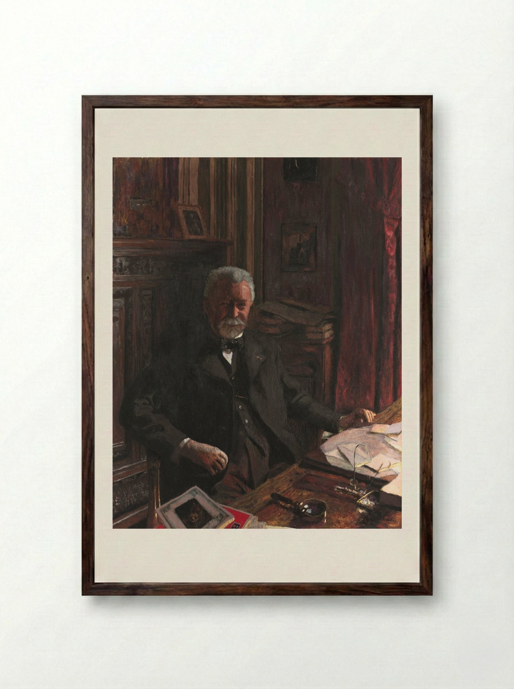 André Bénac - Édouard Vuillard - Framed Print Dark Wood