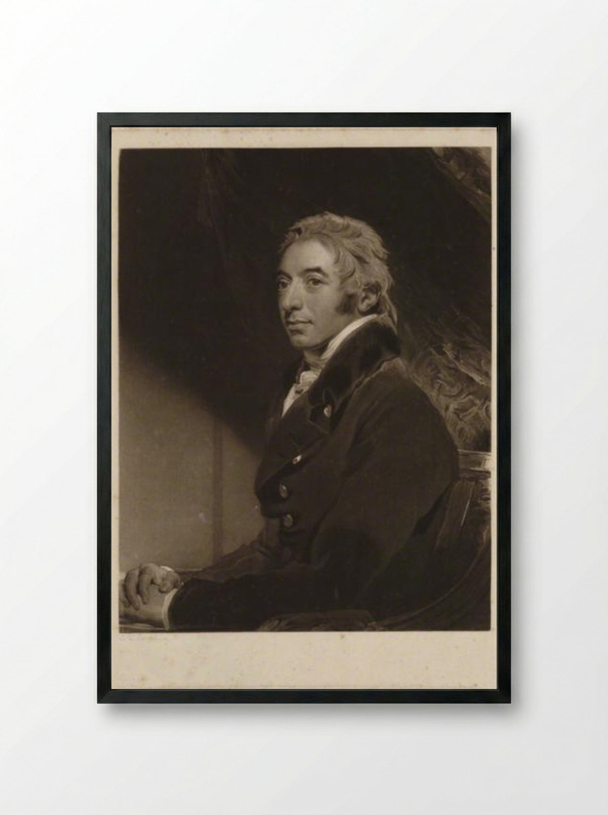 Andrew Barnard - Charles Turner - Framed Print Black