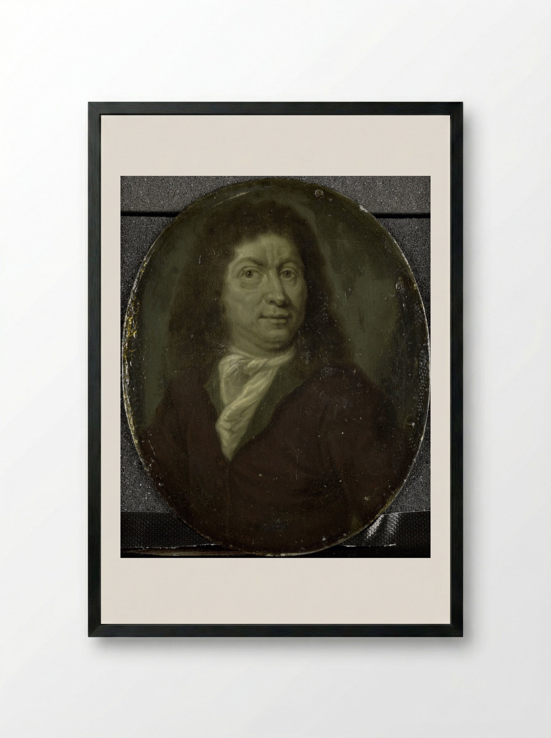 Andries Pels (1631-81), Toneeldichter te Amsterdam - Arnoud van Halen - Framed Print Black