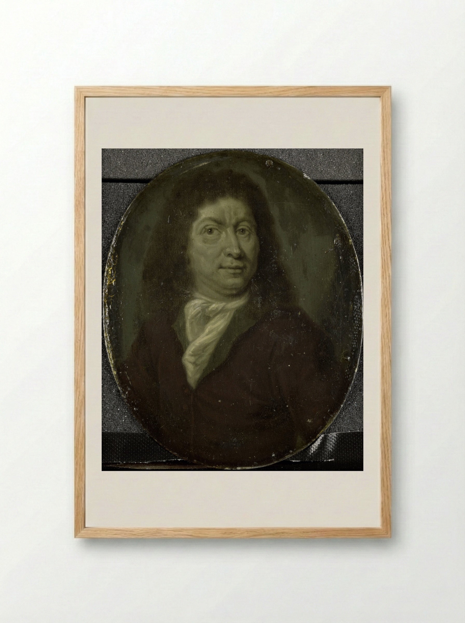Andries Pels (1631-81), Toneeldichter te Amsterdam - Arnoud van Halen - Framed Print Wood