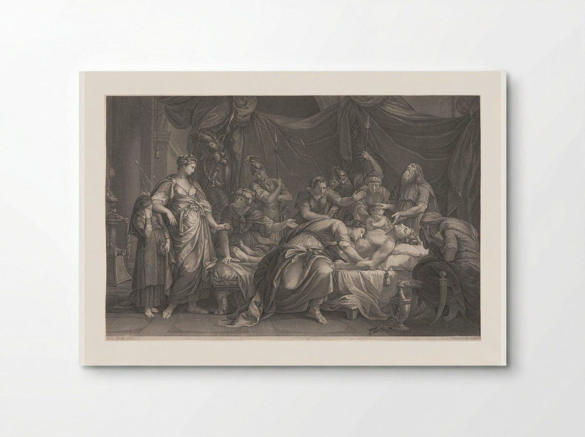 Andromache Bewailing the Death of Hector - Domenico Cunego - Poster
