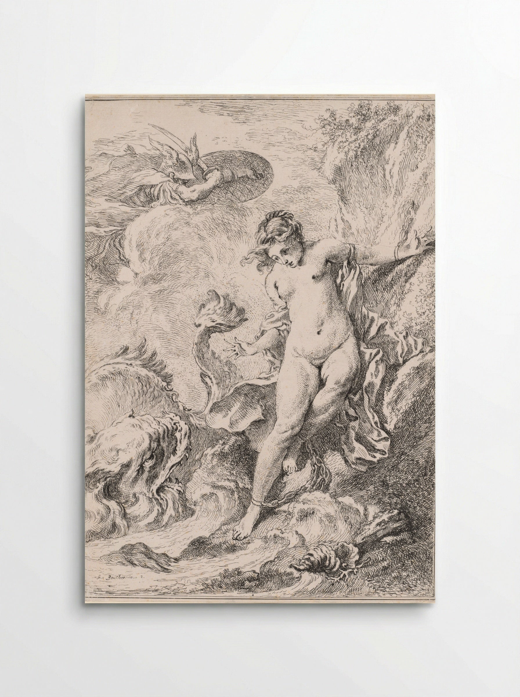Andromeda - François Boucher - Poster