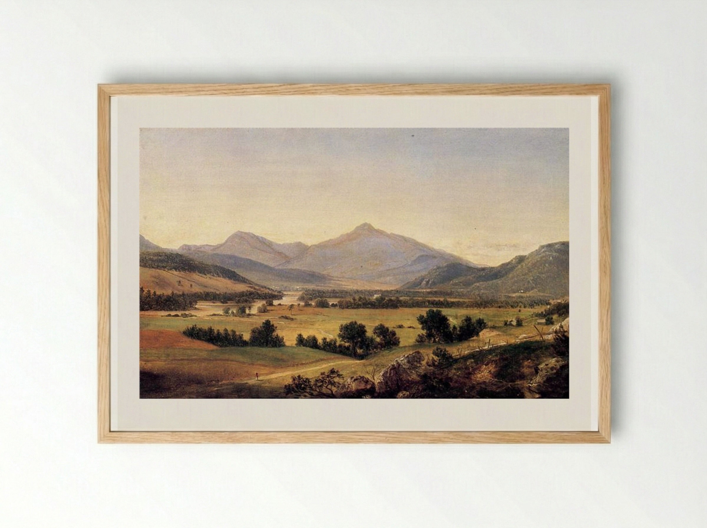 Androscoggin River - David Johnson - Framed Print Wood