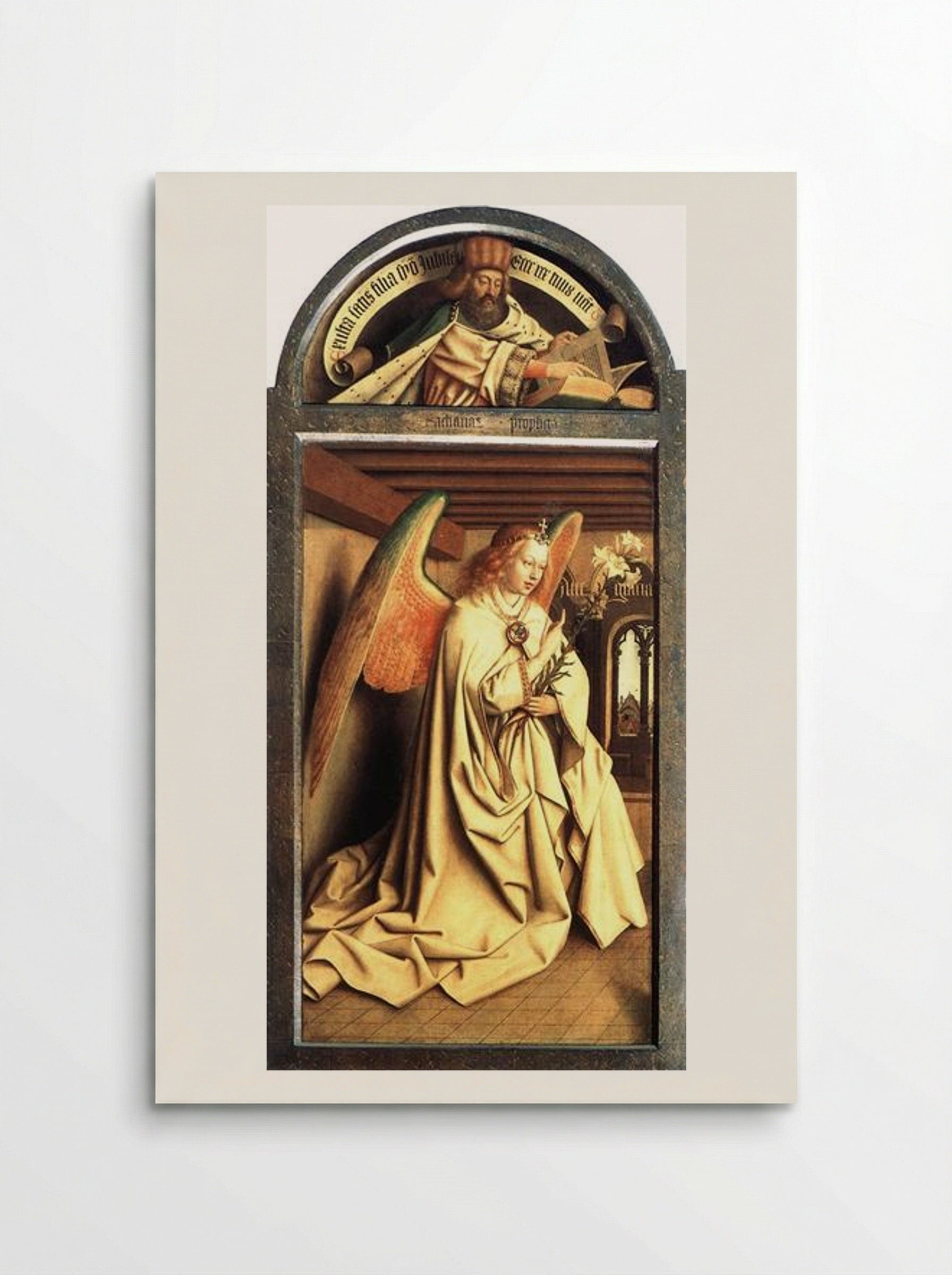 Angel Annunciate (Ghent Altarpiece) - Jan van Eyck - Poster