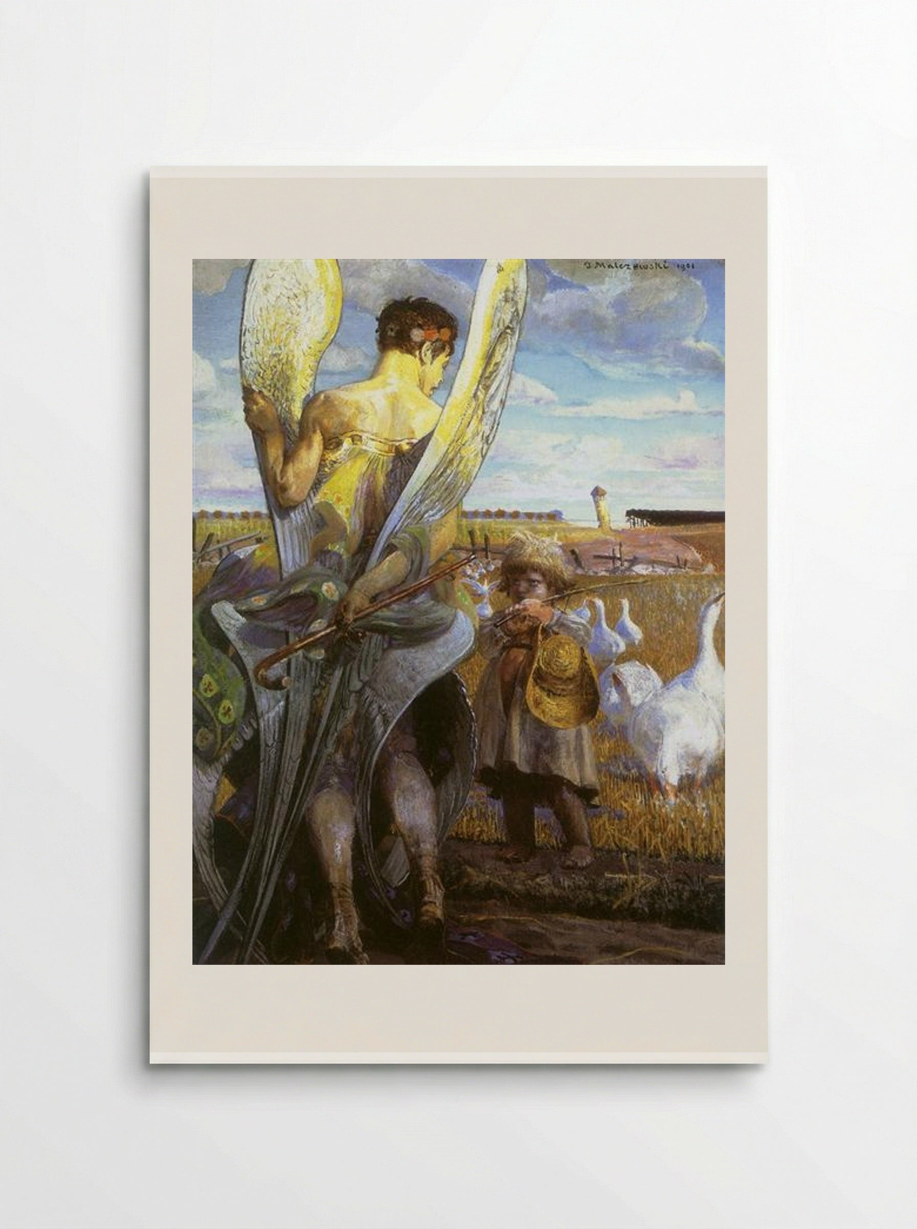 Angel, I will follow you - Jacek Malczewski - Poster