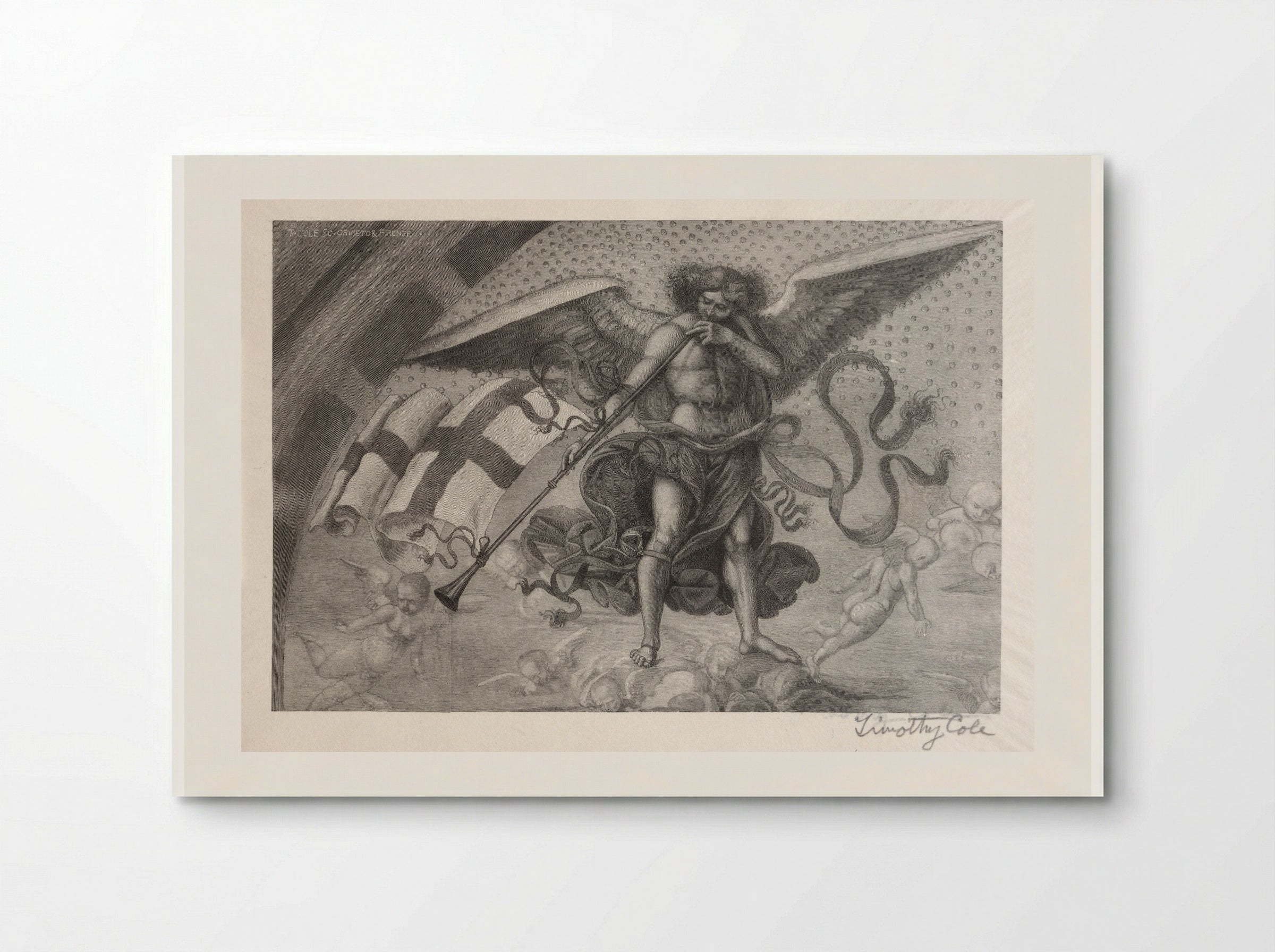 Angel Sounding Trumpet - Timothy Cole - Poster