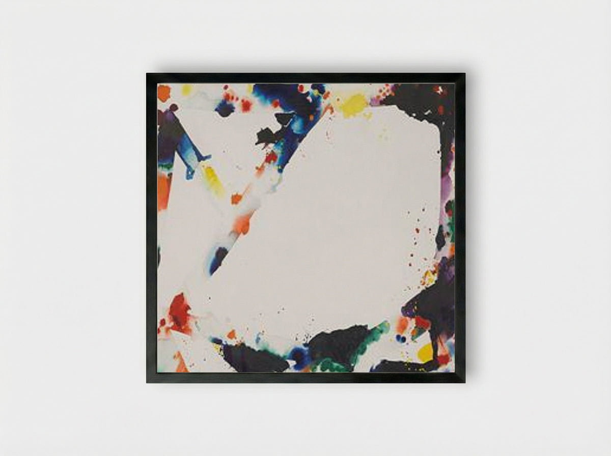 Angel Trails - Sam Francis - Framed Print Black