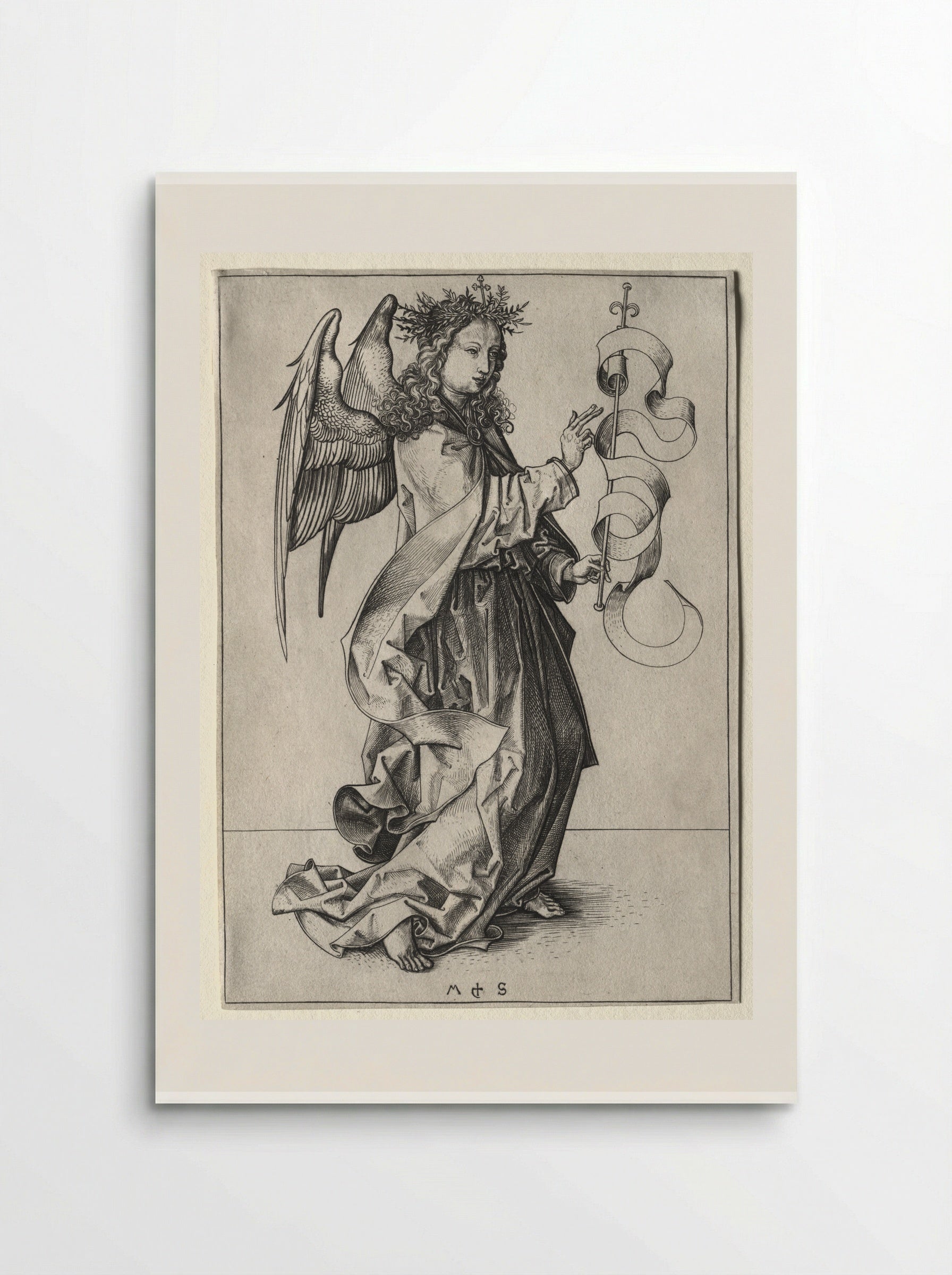 Angel of the Annunciation - Martin Schongauer - Poster
