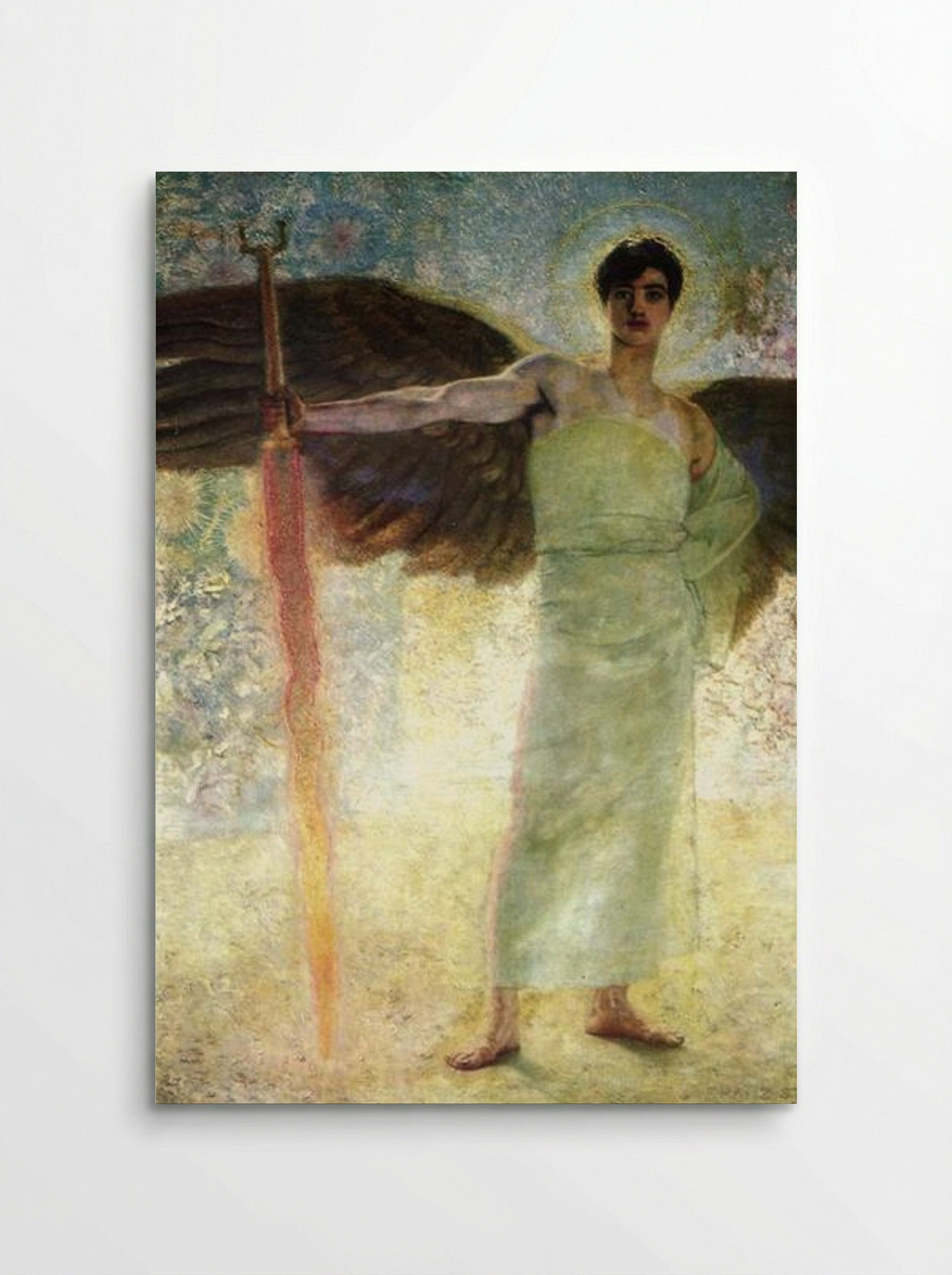 Angel with the Flaming Sword - Franz von Stuck - Poster