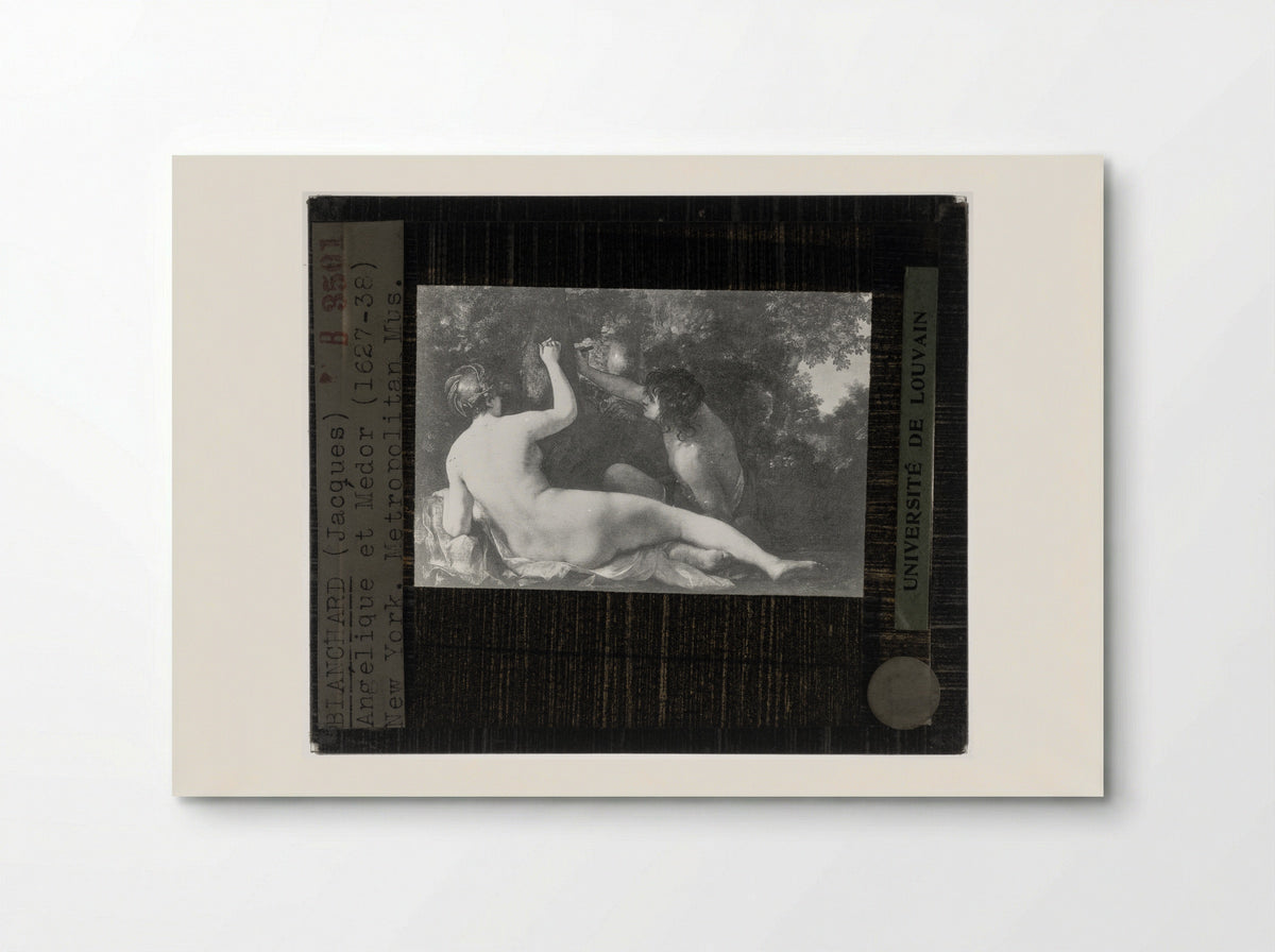 Angelica and Medoro - Jacques Blanchard - Poster