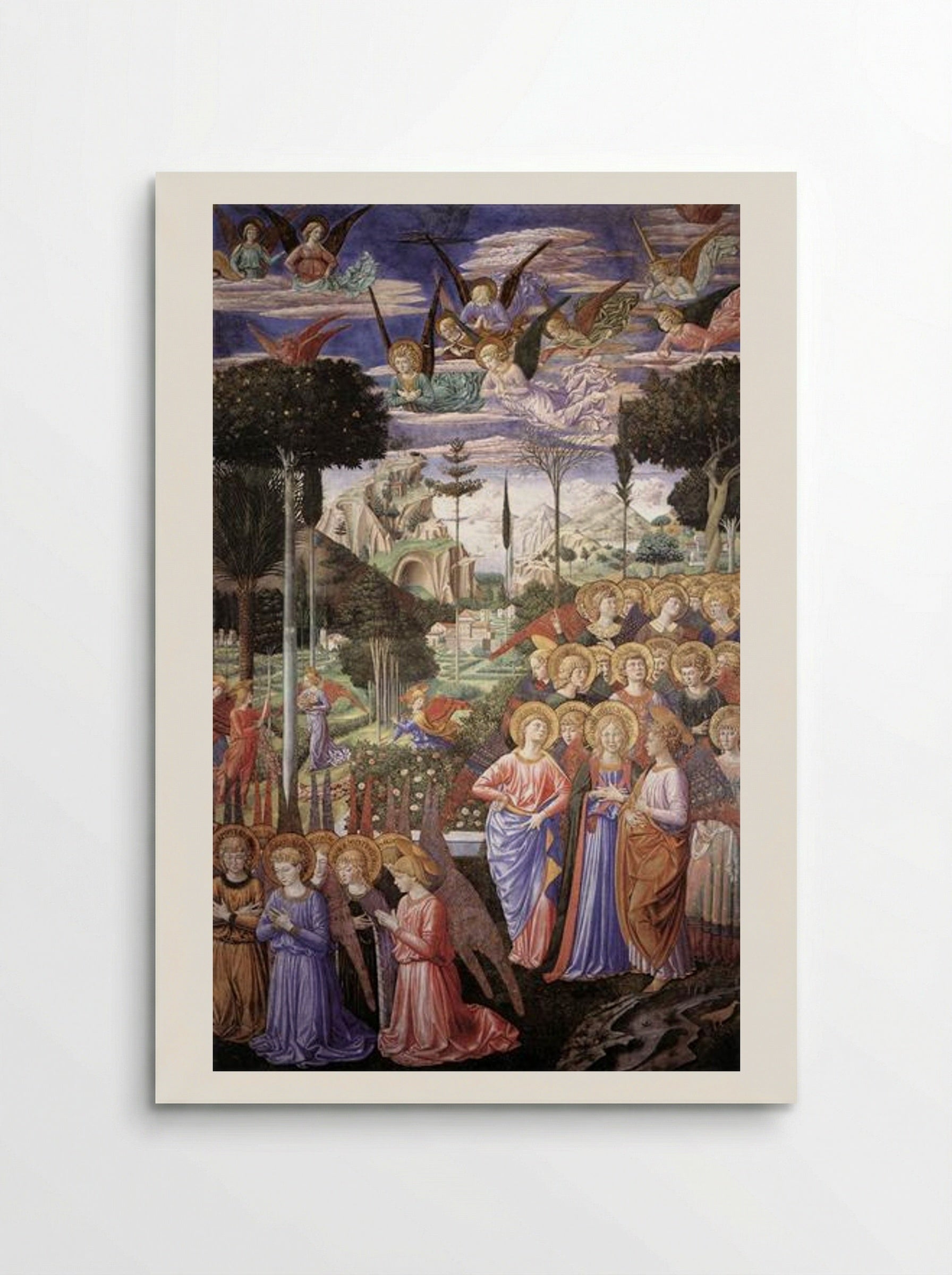 Angels Worshipping - Benozzo Gozzoli - Poster
