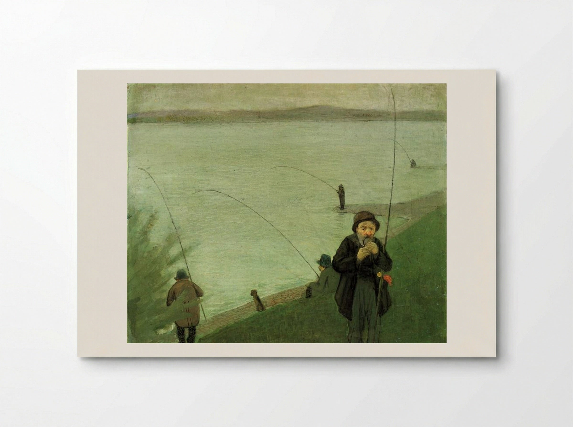 Anglers on the Rhine - August Macke - Poster