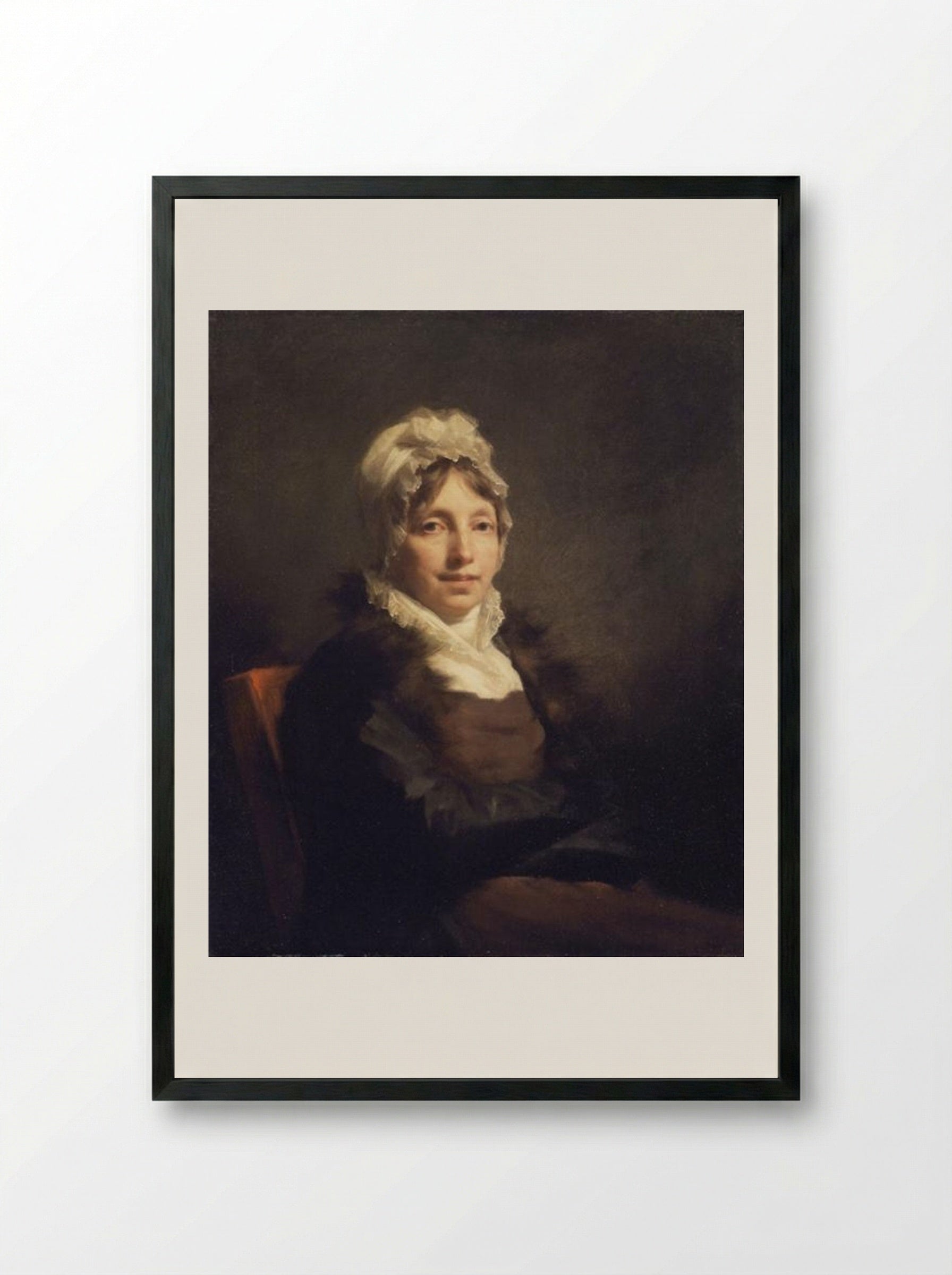 Ann Fraser, Mrs. Alexander Fraser Tytler - Henry Raeburn - Framed Print Black