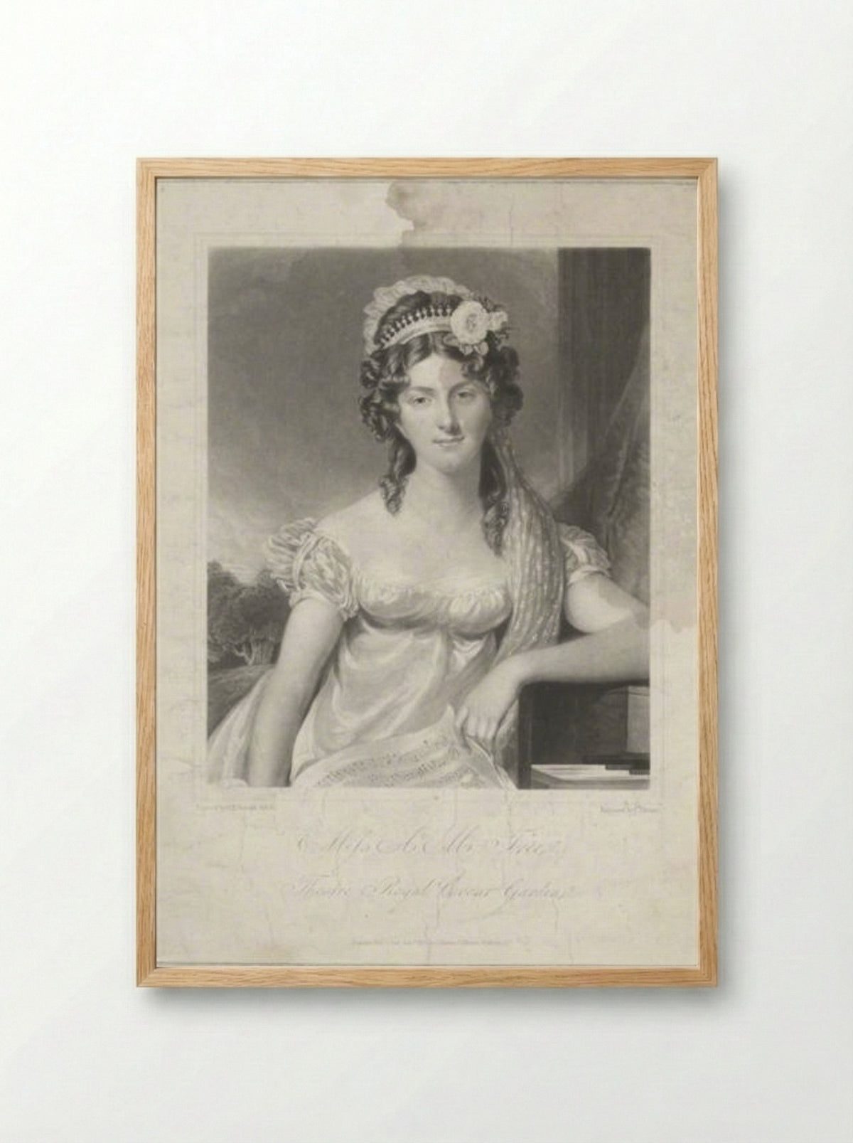 Ann Maria Tree - Charles Turner - Framed Print Wood