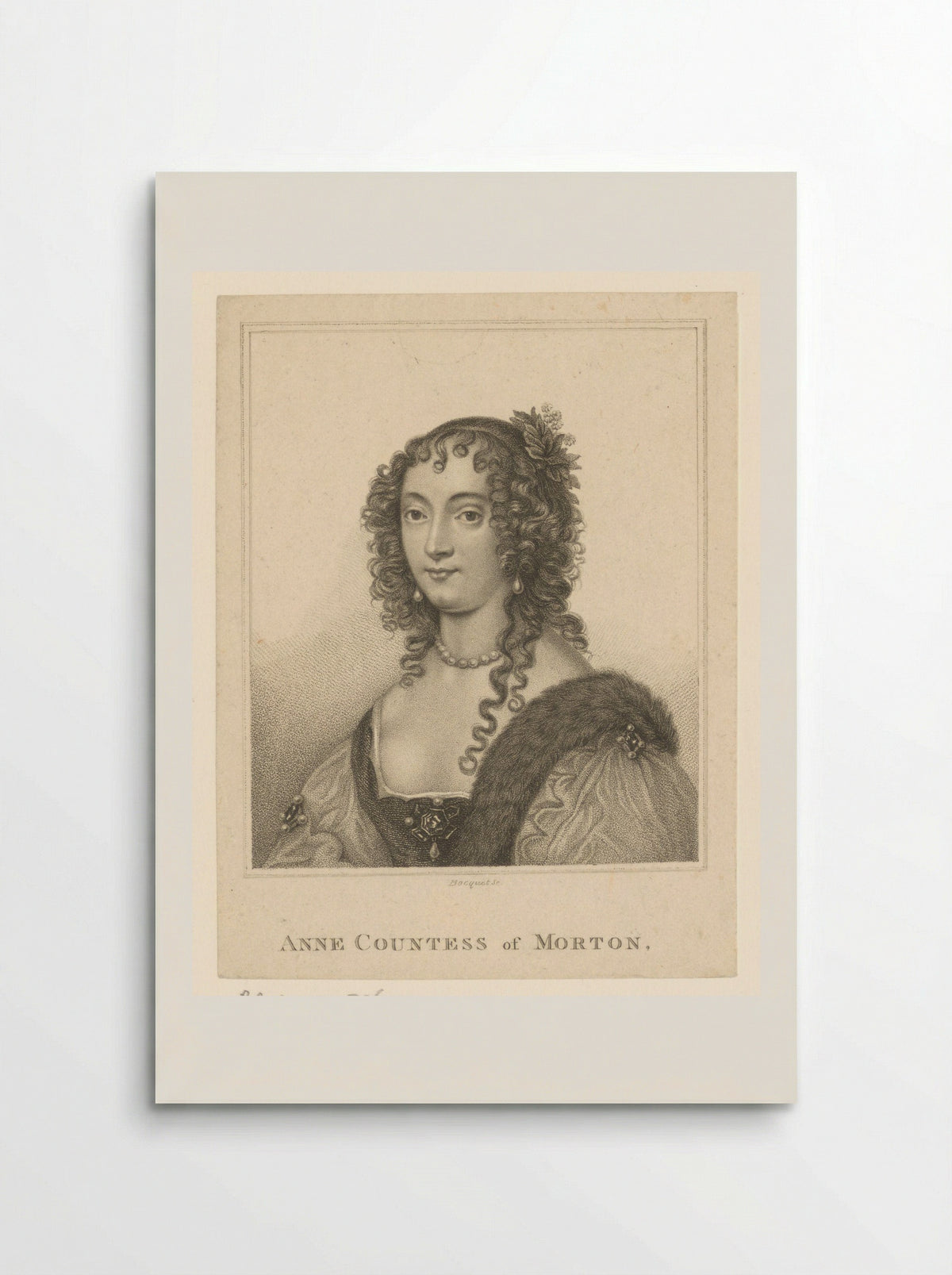 Anne, Countess of Morton - John Scott - Poster