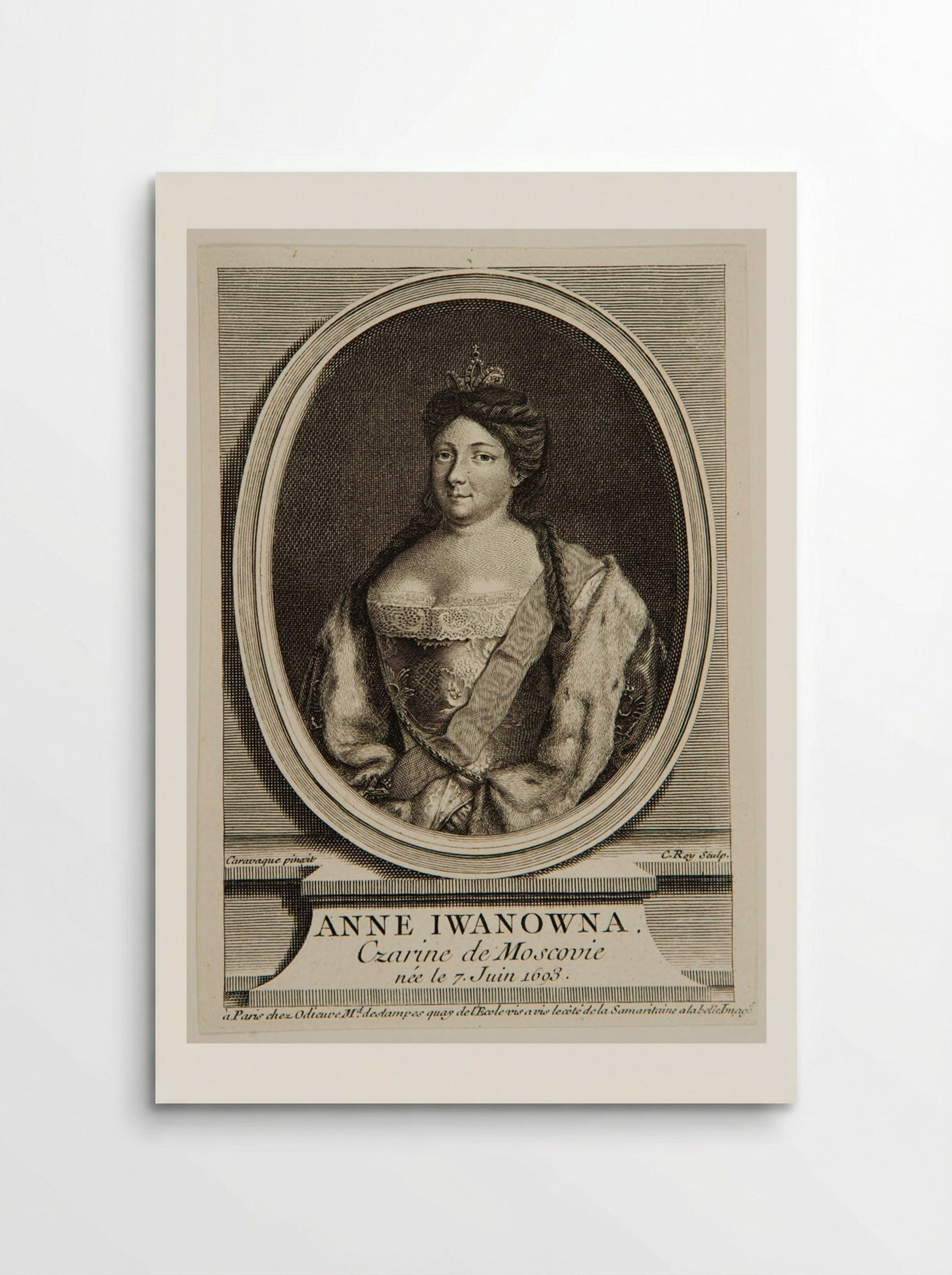 Anne Iwanowna, Czarine de Moscovie - Claude Leroy - Poster