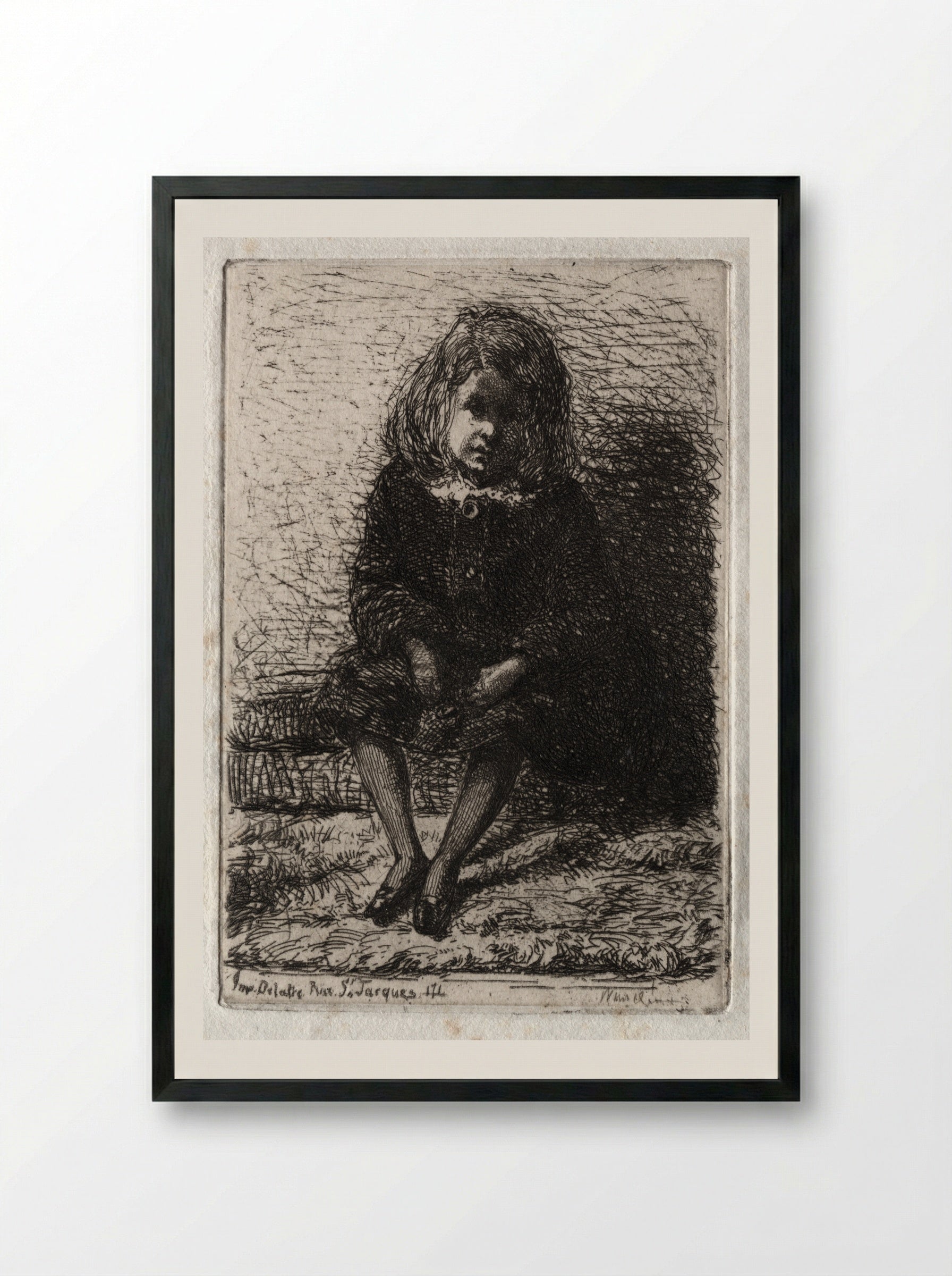 Annie Haden - James McNeill Whistler - Framed Print Black